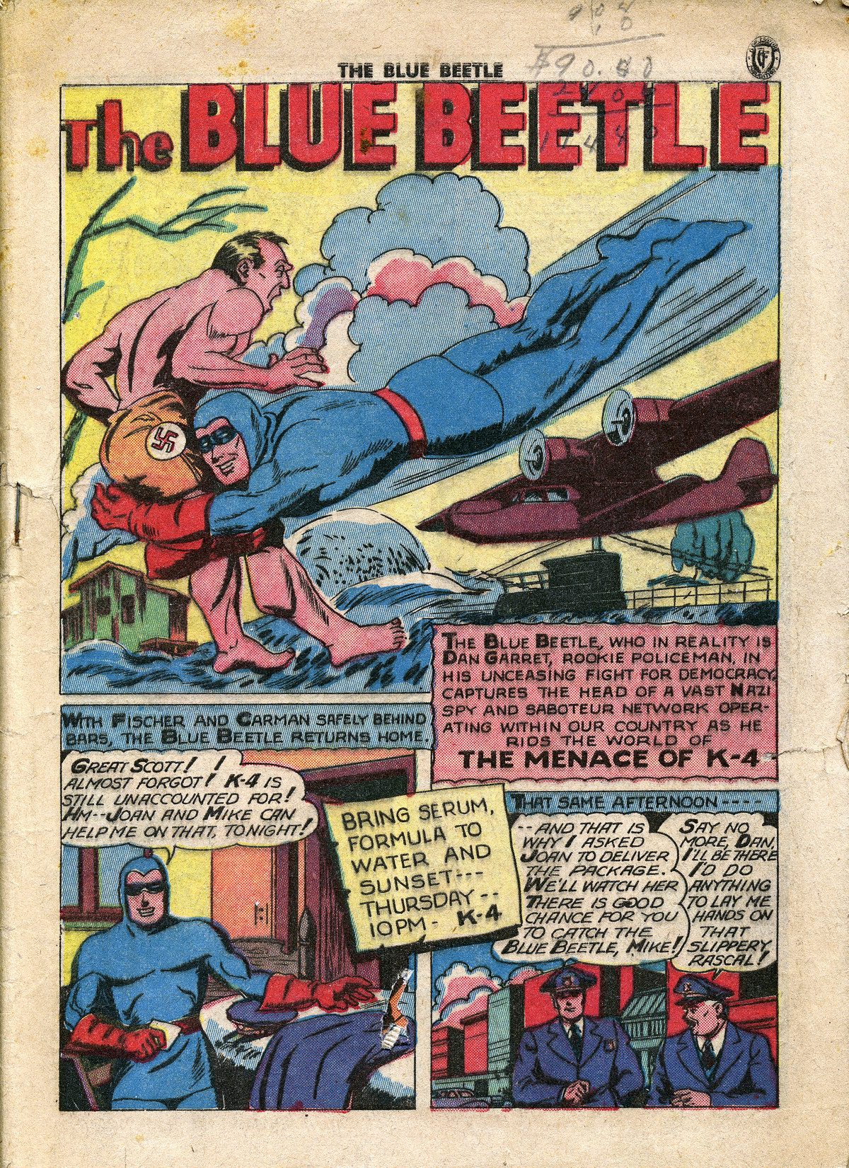 Read online The Blue Beetle comic -  Issue #34 - 2