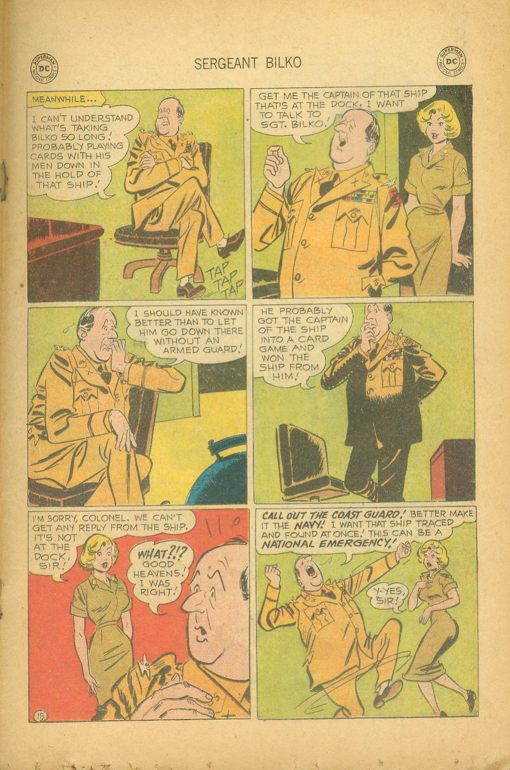 Read online Sergeant Bilko comic -  Issue #12 - 19