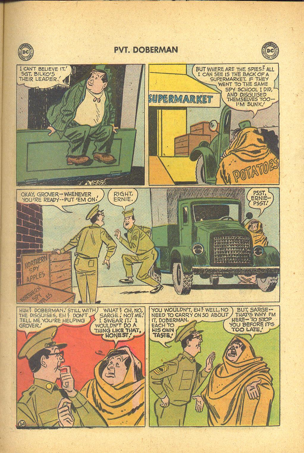 Read online Sgt. Bilko's Pvt. Doberman comic -  Issue #1 - 25