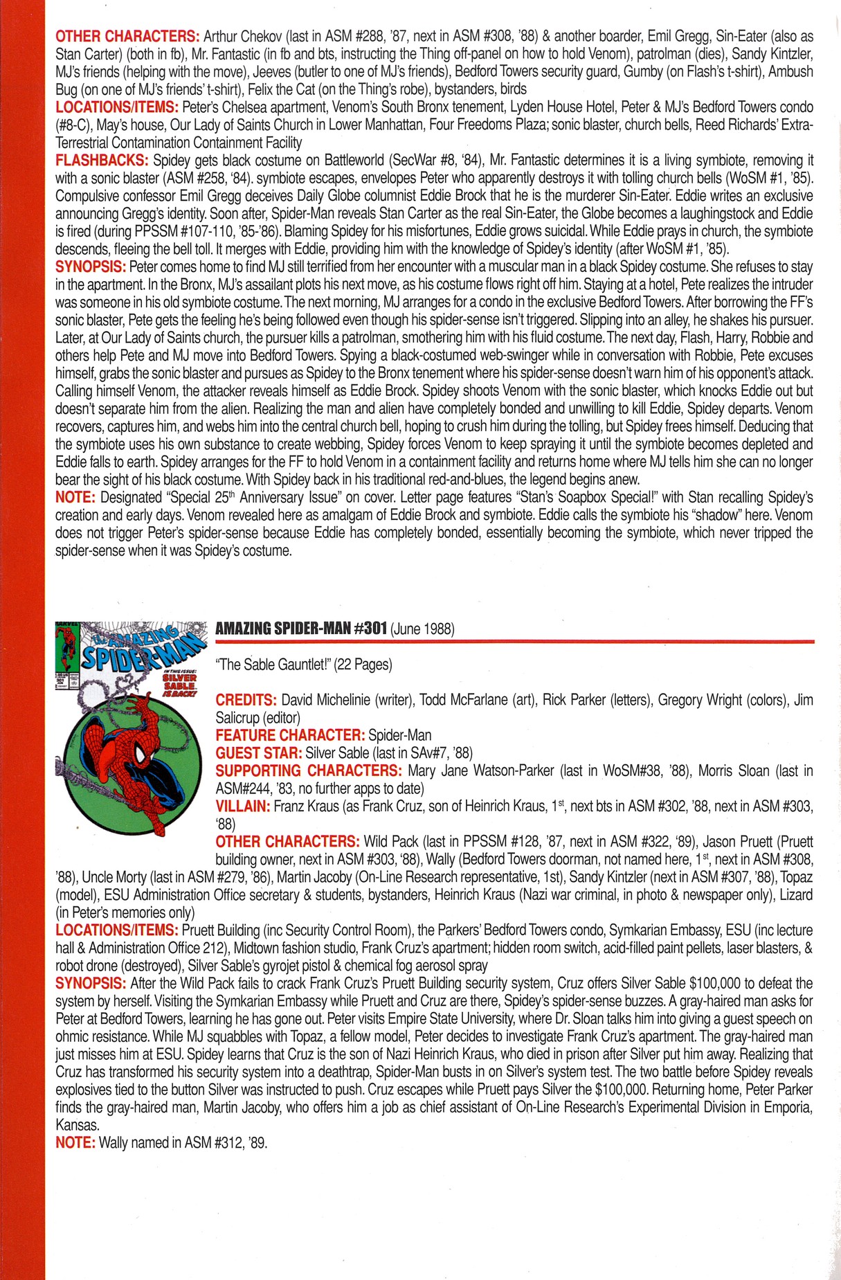 Read online Official Index to the Marvel Universe comic -  Issue #7 - 10