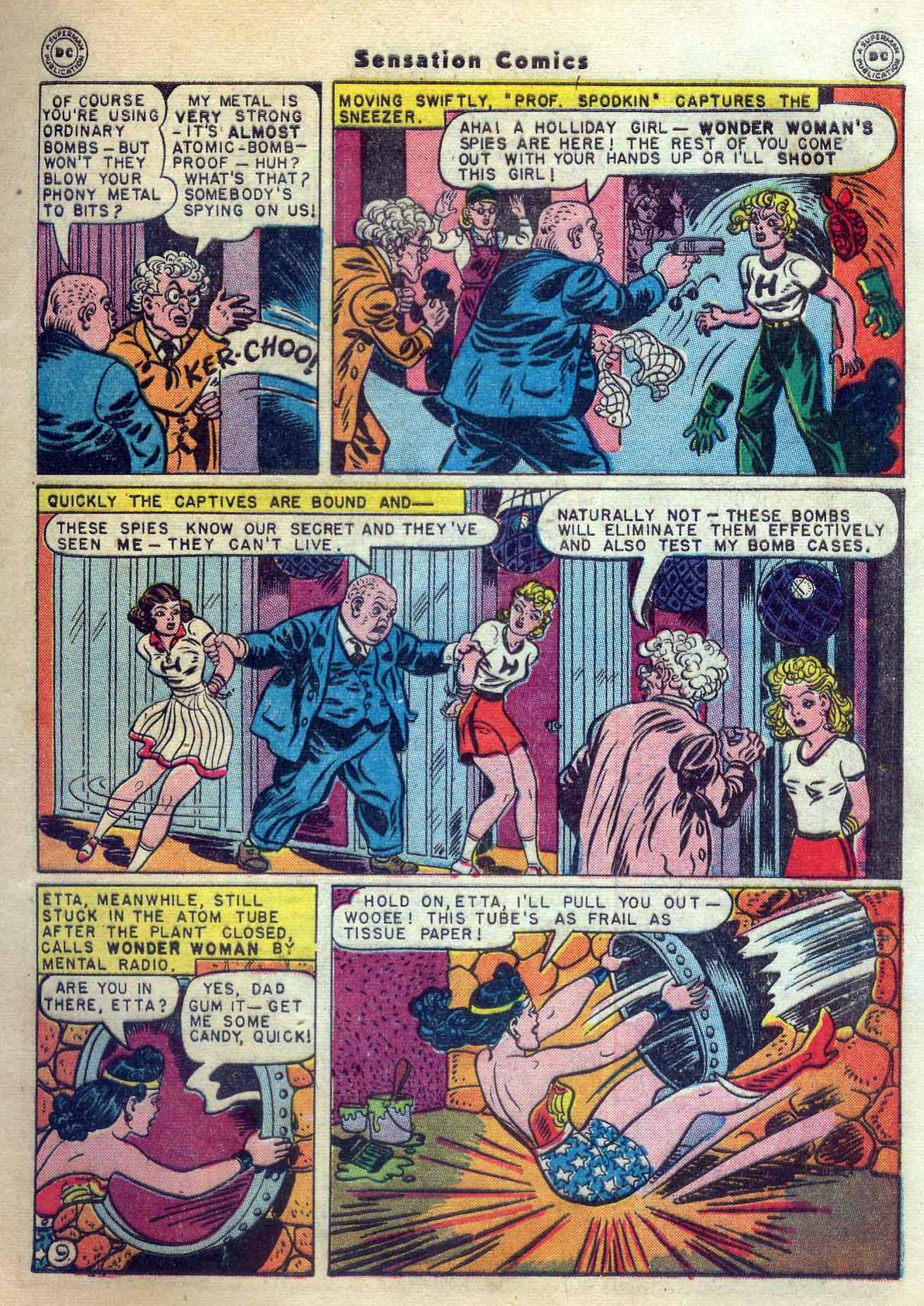 Read online Sensation (Mystery) Comics comic -  Issue #56 - 11