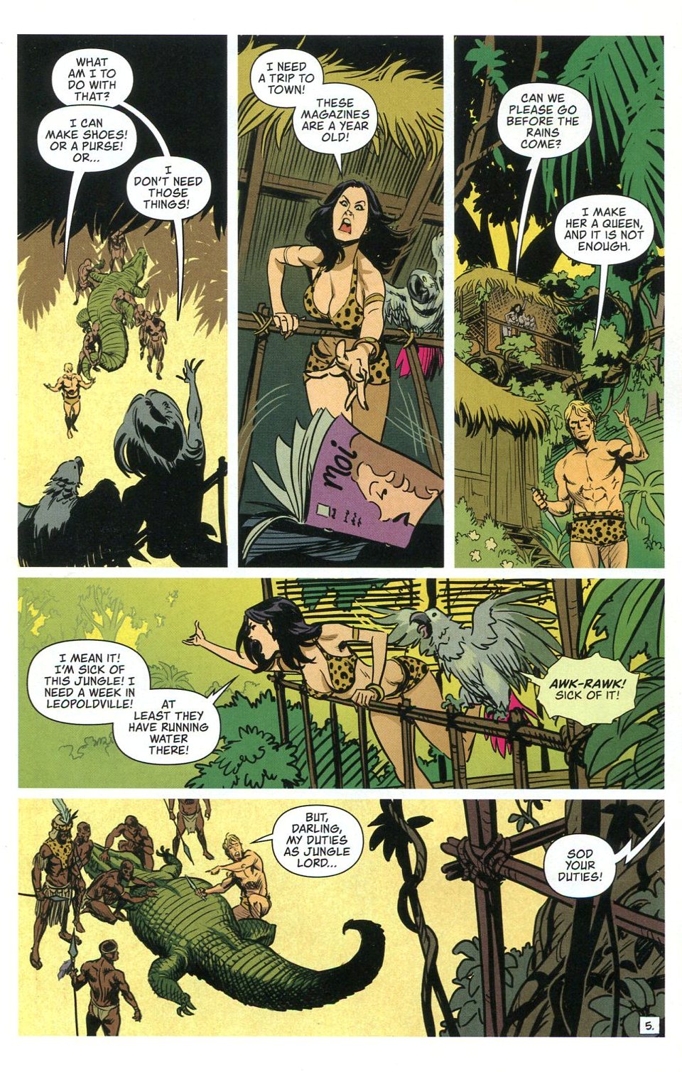 Read online Jungle Comics (2019) comic -  Issue #1 - 7
