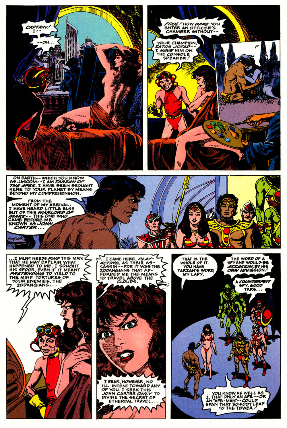 Read online Tarzan/John Carter: Warlords of Mars comic -  Issue #3 - 5