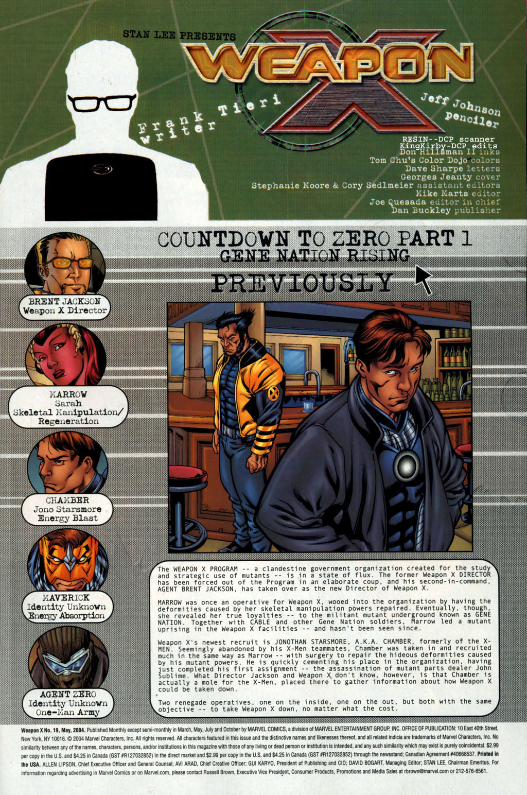 Read online Weapon X (2002) comic -  Issue #19 - 2