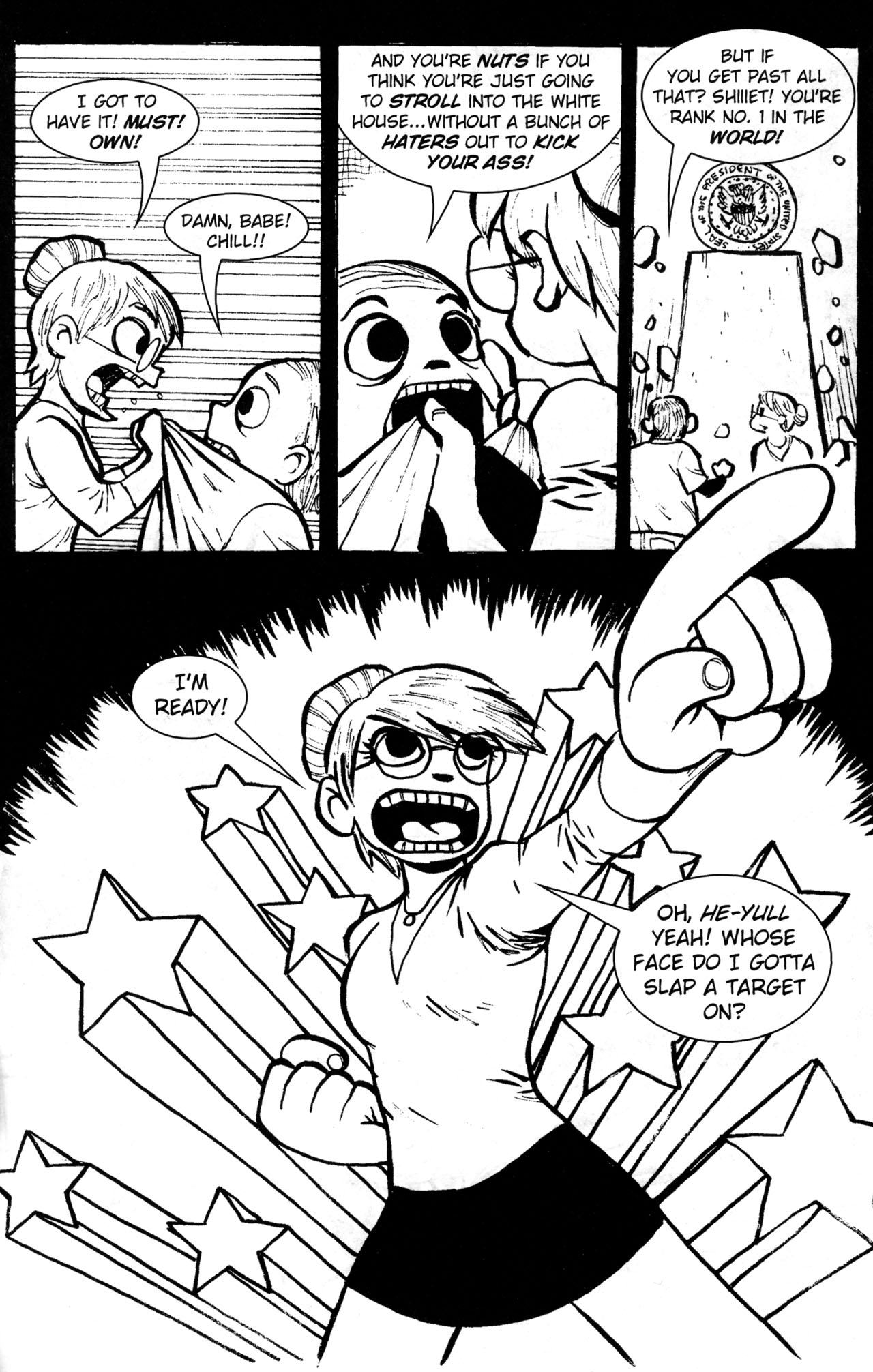 Read online Sarah Palin versus the World comic -  Issue # Full - 6