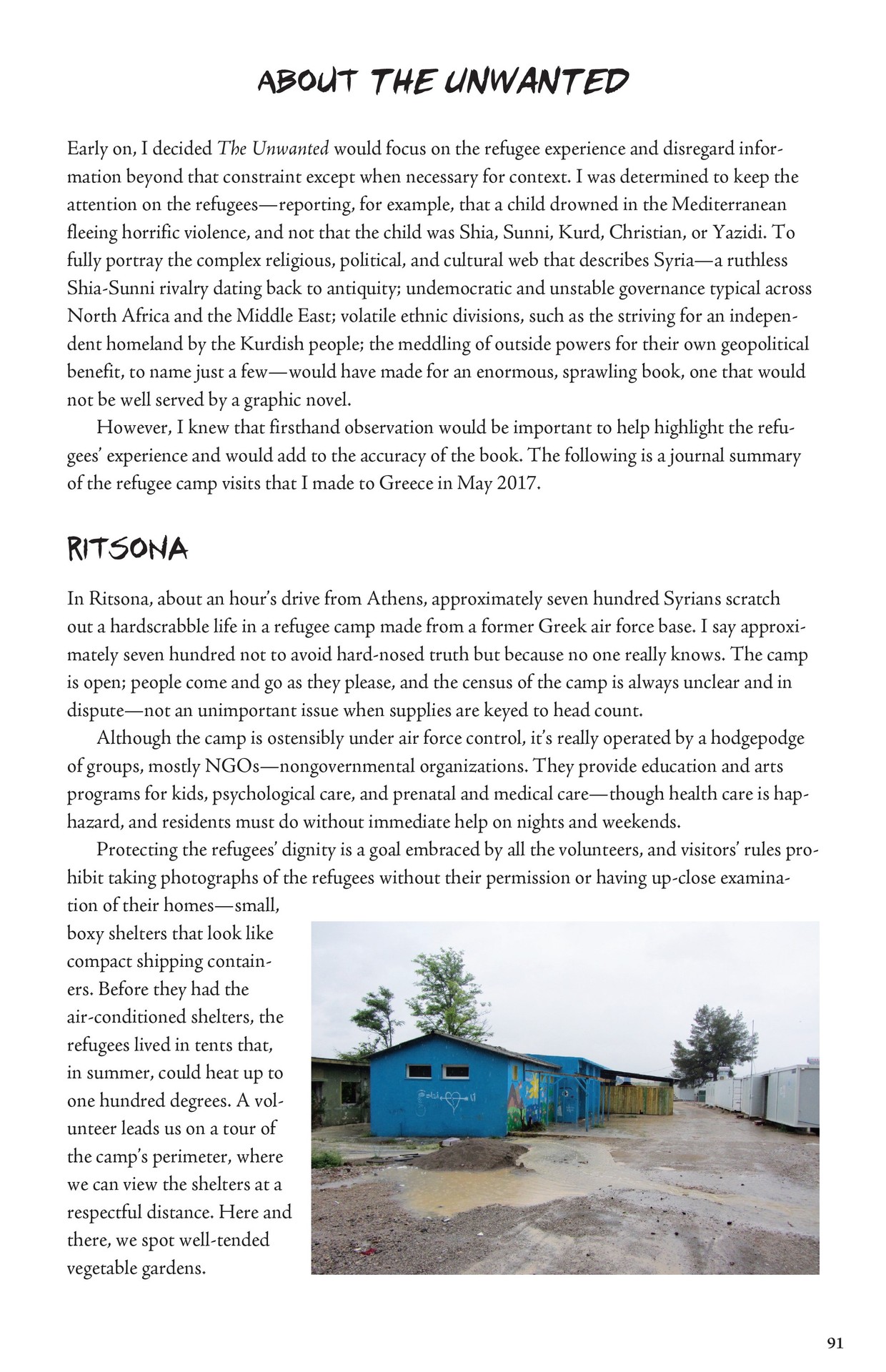 Read online The Unwanted: Stories of the Syrian Refugees comic -  Issue # TPB - 83