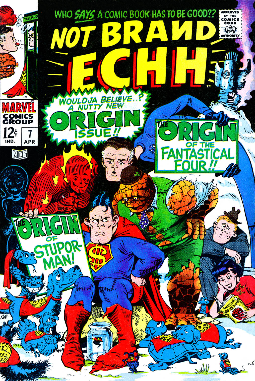 Read online Not Brand Echh comic -  Issue #7 - 1