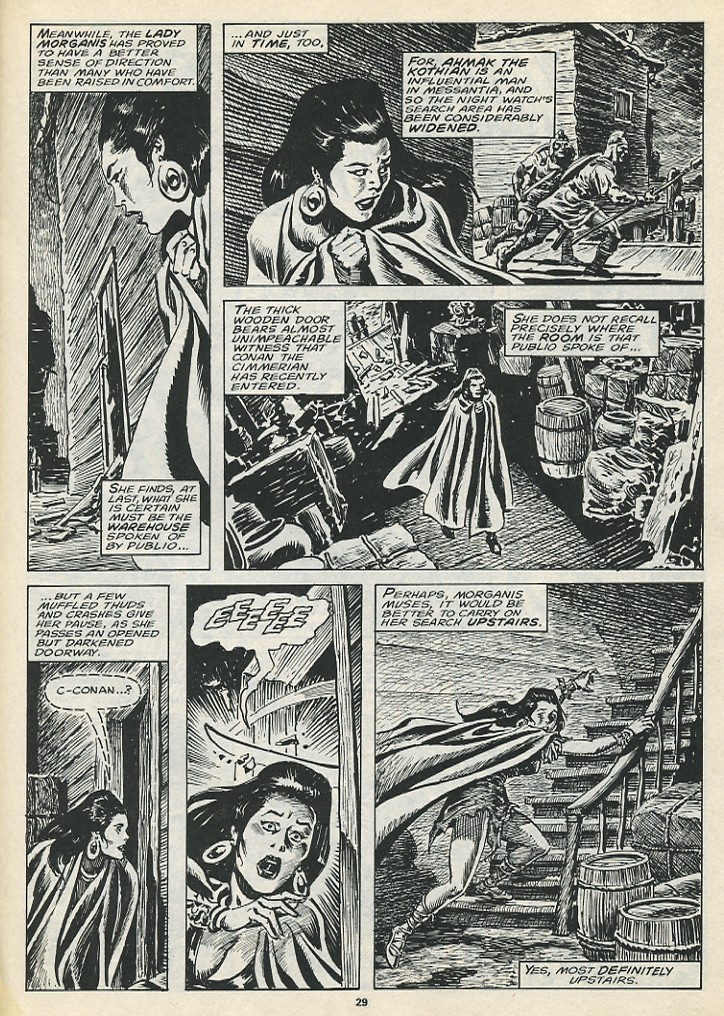 Read online The Savage Sword Of Conan comic -  Issue #197 - 31