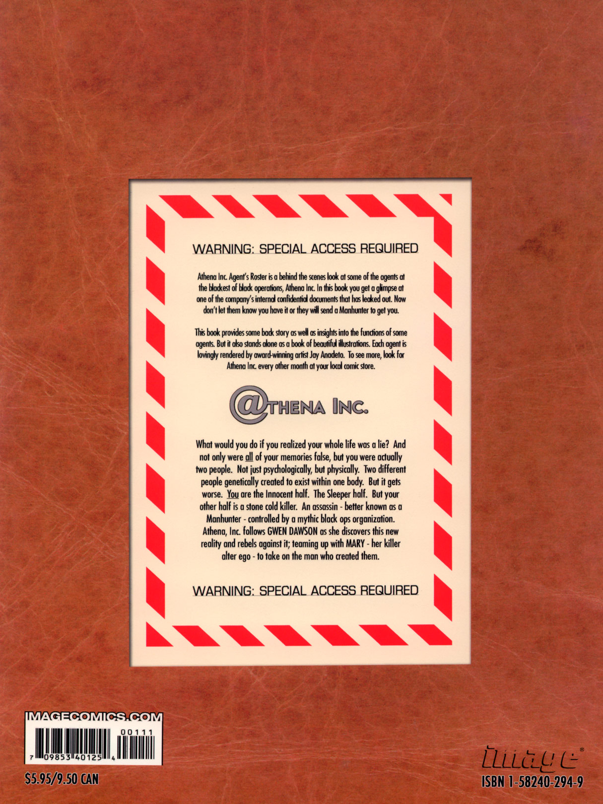 Read online Athena Inc. Agent Roster comic -  Issue # Full - 50