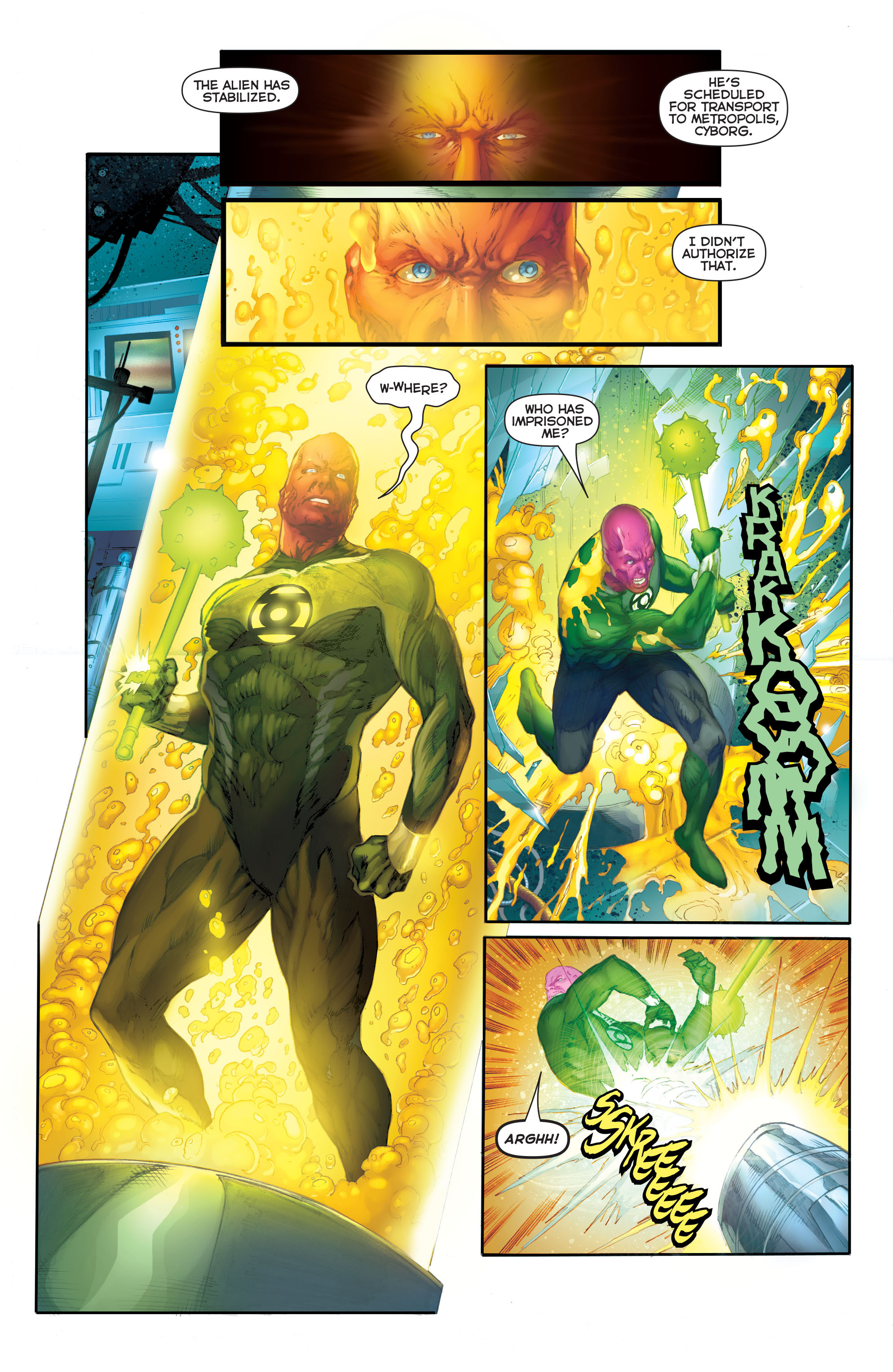 Read online Flashpoint: The World of Flashpoint Featuring Green Lantern comic -  Issue # Full - 32