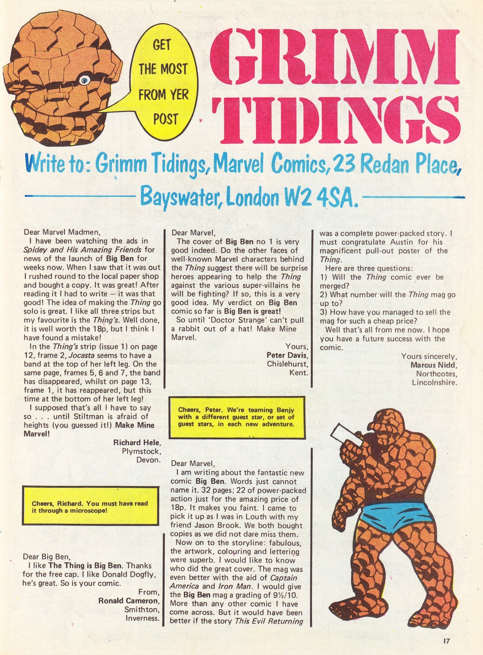 Read online The Thing Is Big Ben comic -  Issue #10 - 17