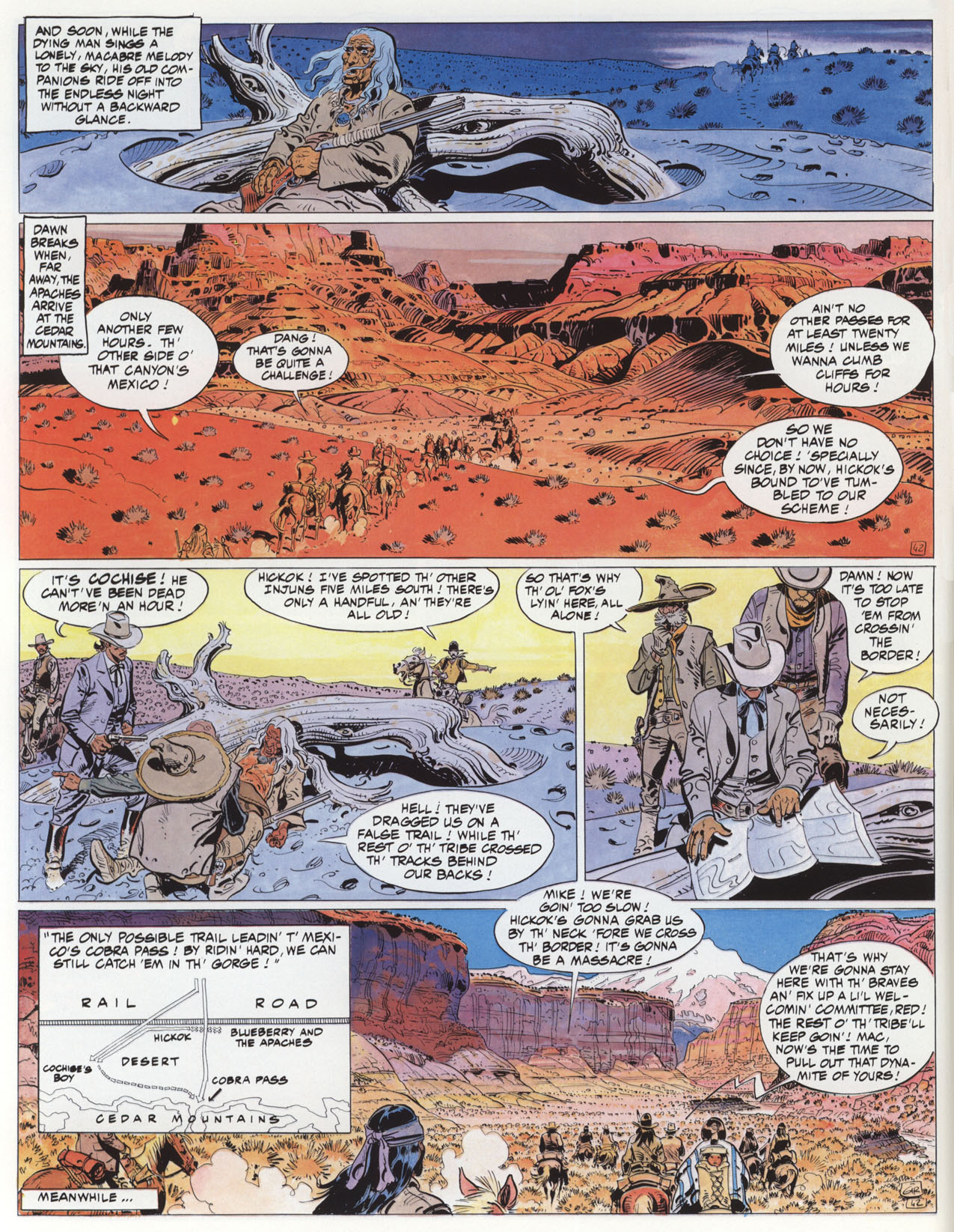 Read online Epic Graphic Novel: Blueberry comic -  Issue #4 - 94