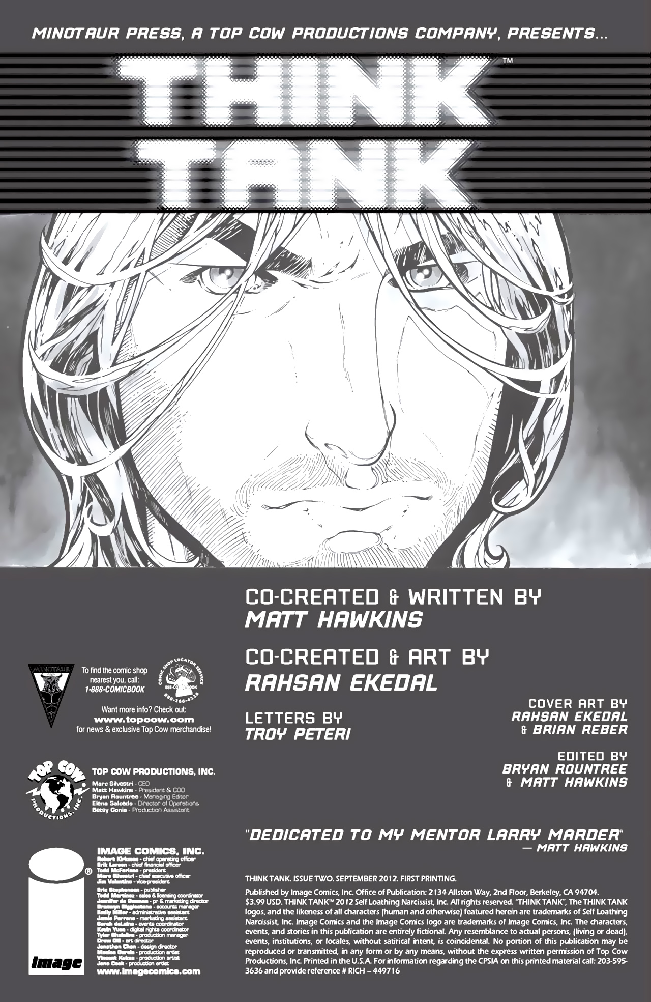 Read online Think Tank comic -  Issue #2 - 2