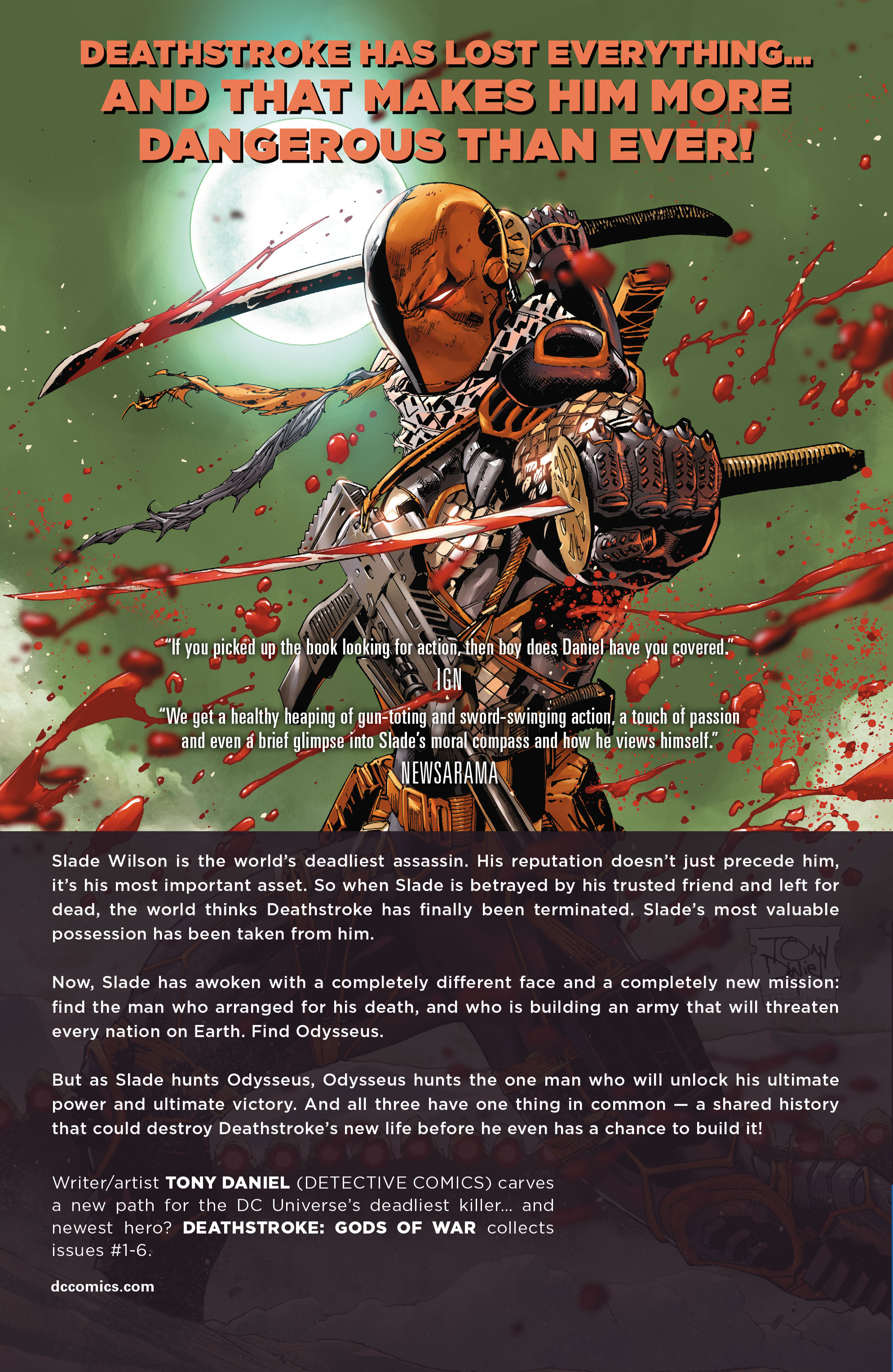 Read online Deathstroke: Gods of War comic -  Issue # TPB - 125