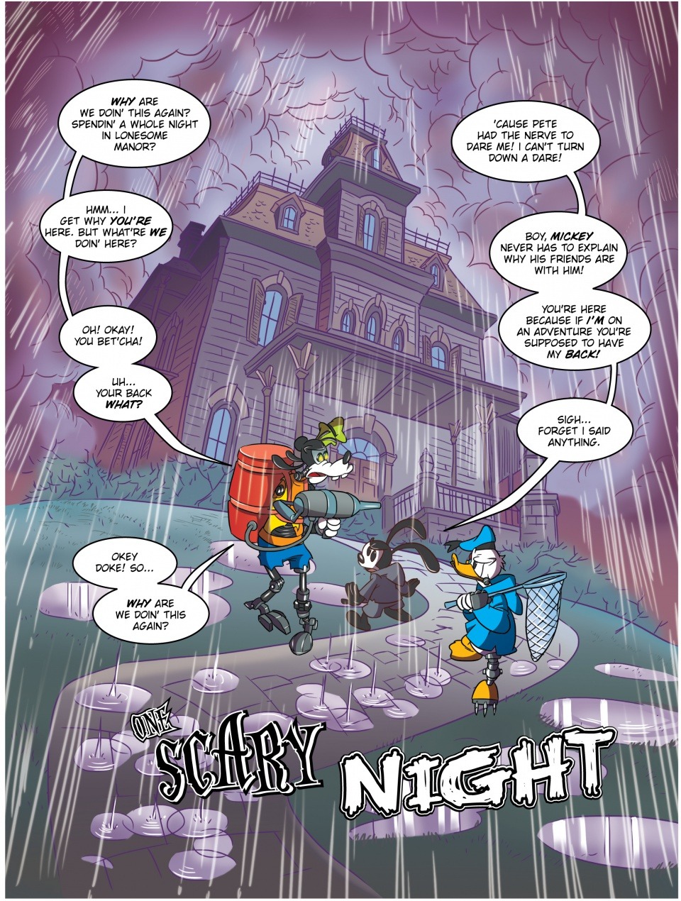 Read online Epic Mickey: Tales of the Wasteland comic -  Issue # One Scary Night - 2