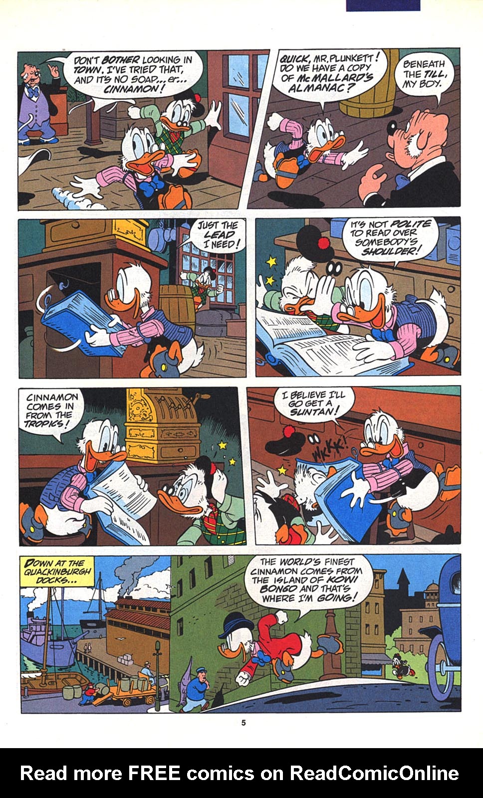 Read online Uncle Scrooge (1953) comic -  Issue #269 - 6