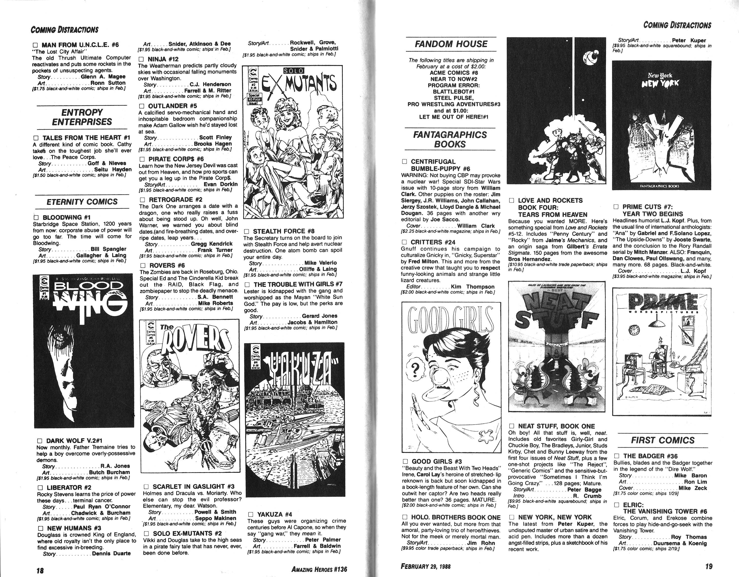 Read online Amazing Heroes comic -  Issue #136 - 10