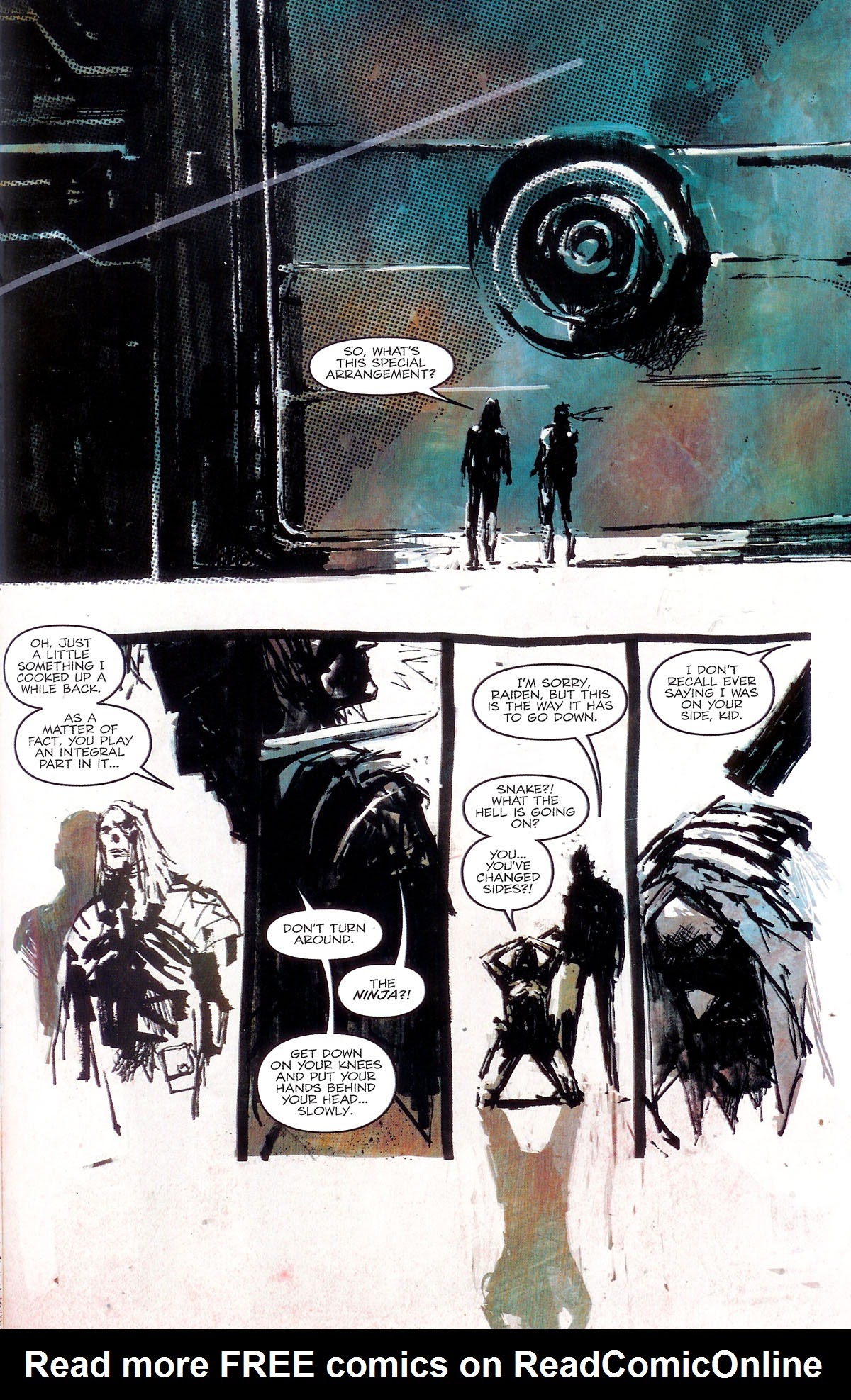 Read online Metal Gear Solid: Sons of Liberty comic -  Issue #8 - 24