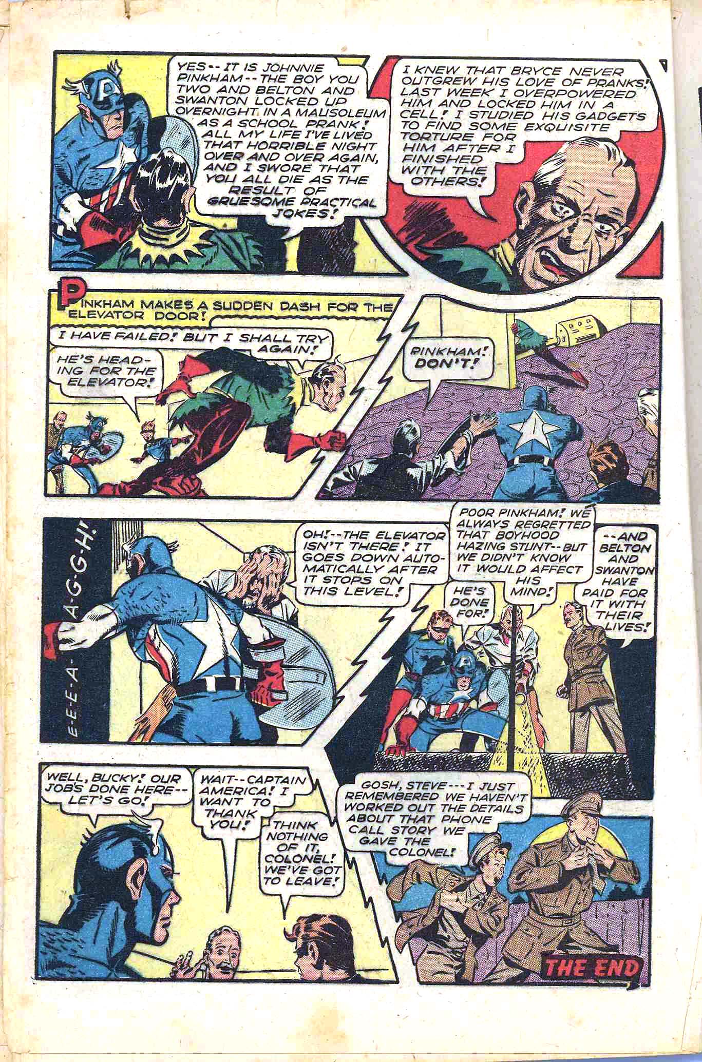 Read online Captain America Comics comic -  Issue #40 - 15