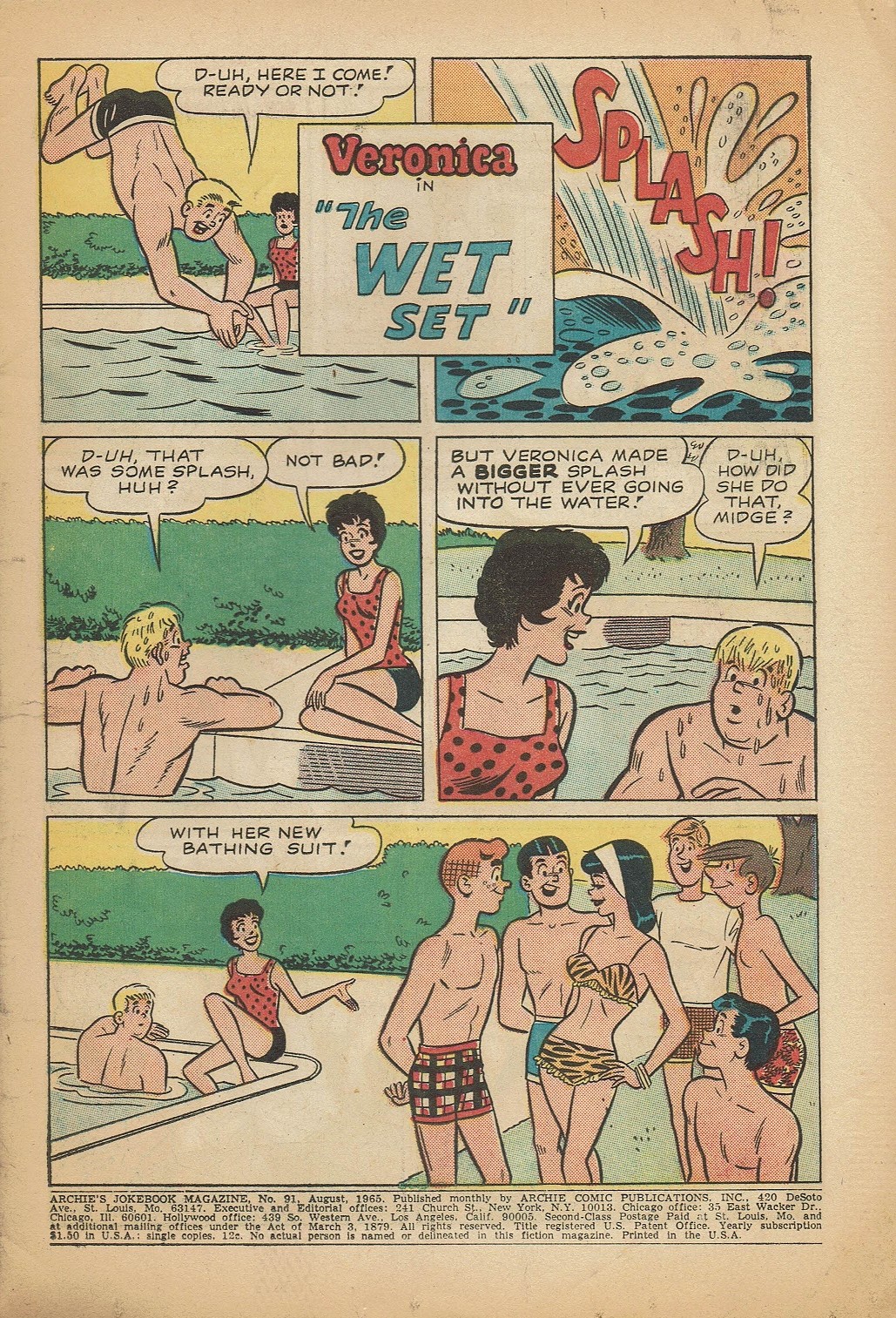 Read online Archie's Joke Book Magazine comic -  Issue #91 - 3