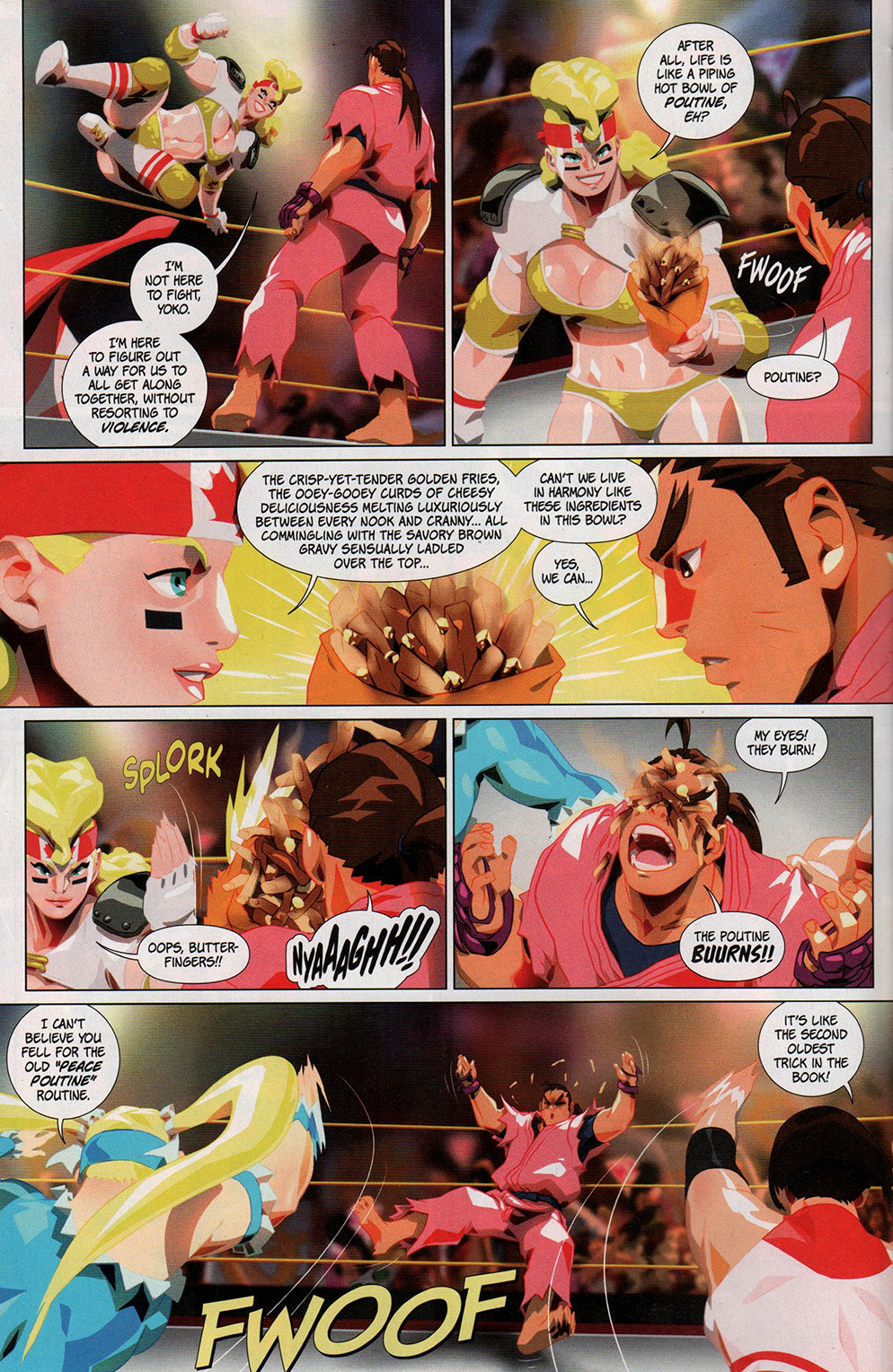 Read online Free Comic Book Day 2017 comic -  Issue # Street Fighter V - Wrestling Special - 10