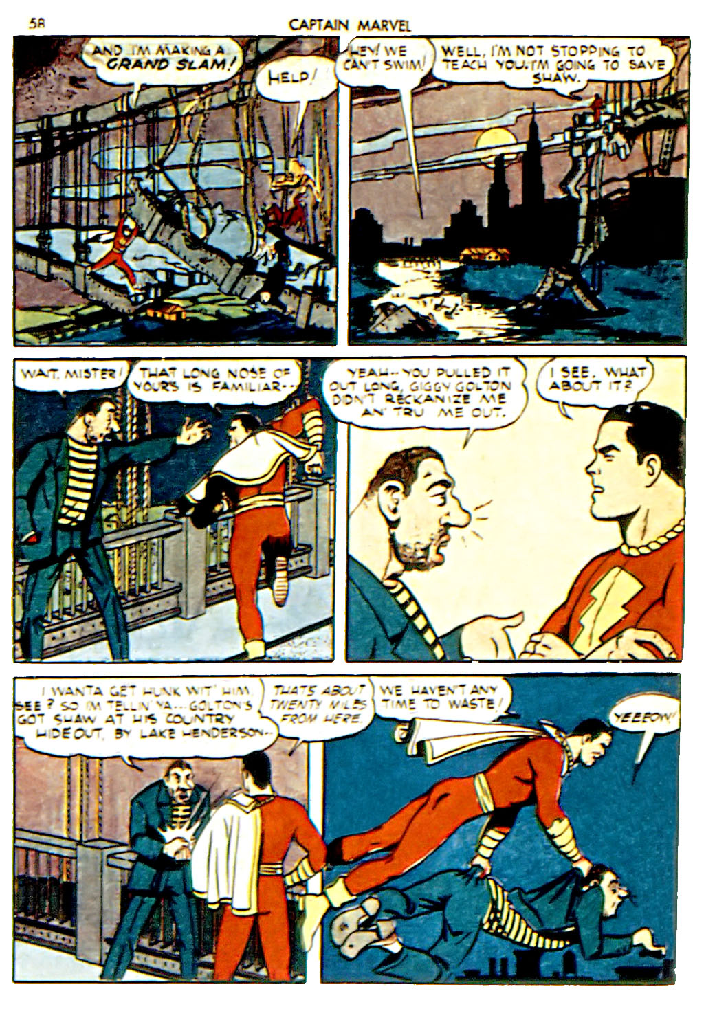 Read online Captain Marvel Adventures comic -  Issue #4 - 60