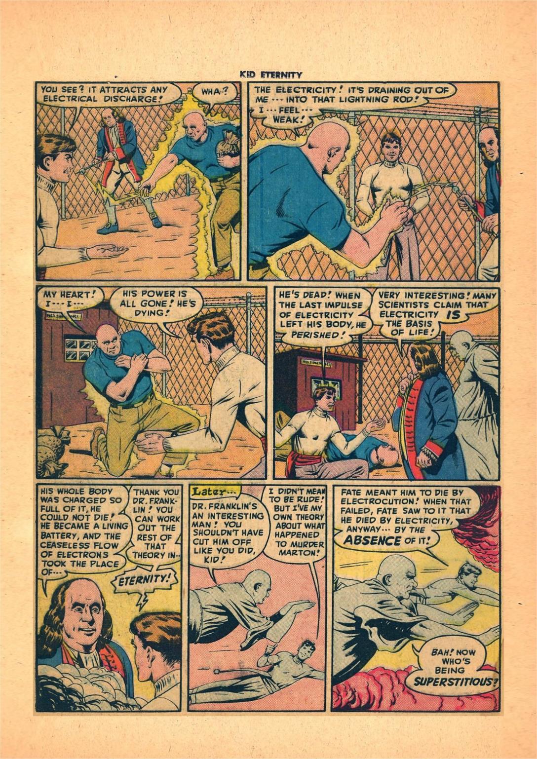 Read online Kid Eternity (1946) comic -  Issue #7 - 14