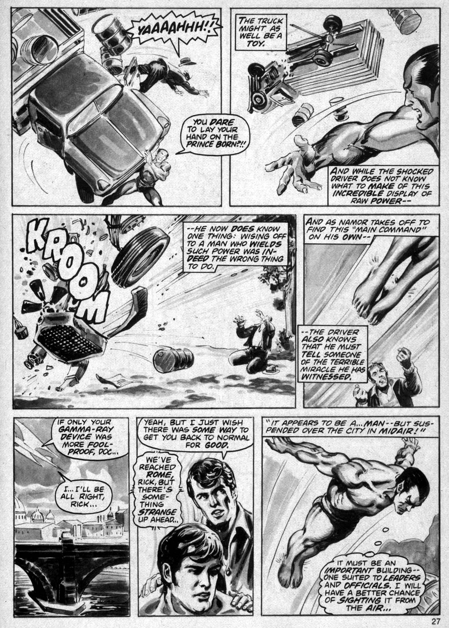 Read online The Rampaging Hulk comic -  Issue #5 - 21