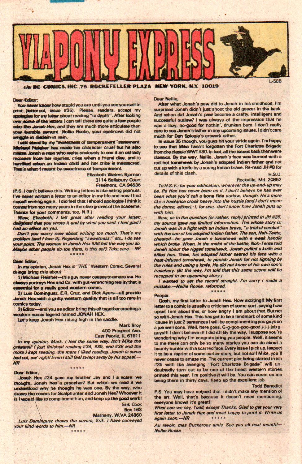 Read online Jonah Hex (1977) comic -  Issue #41 - 34