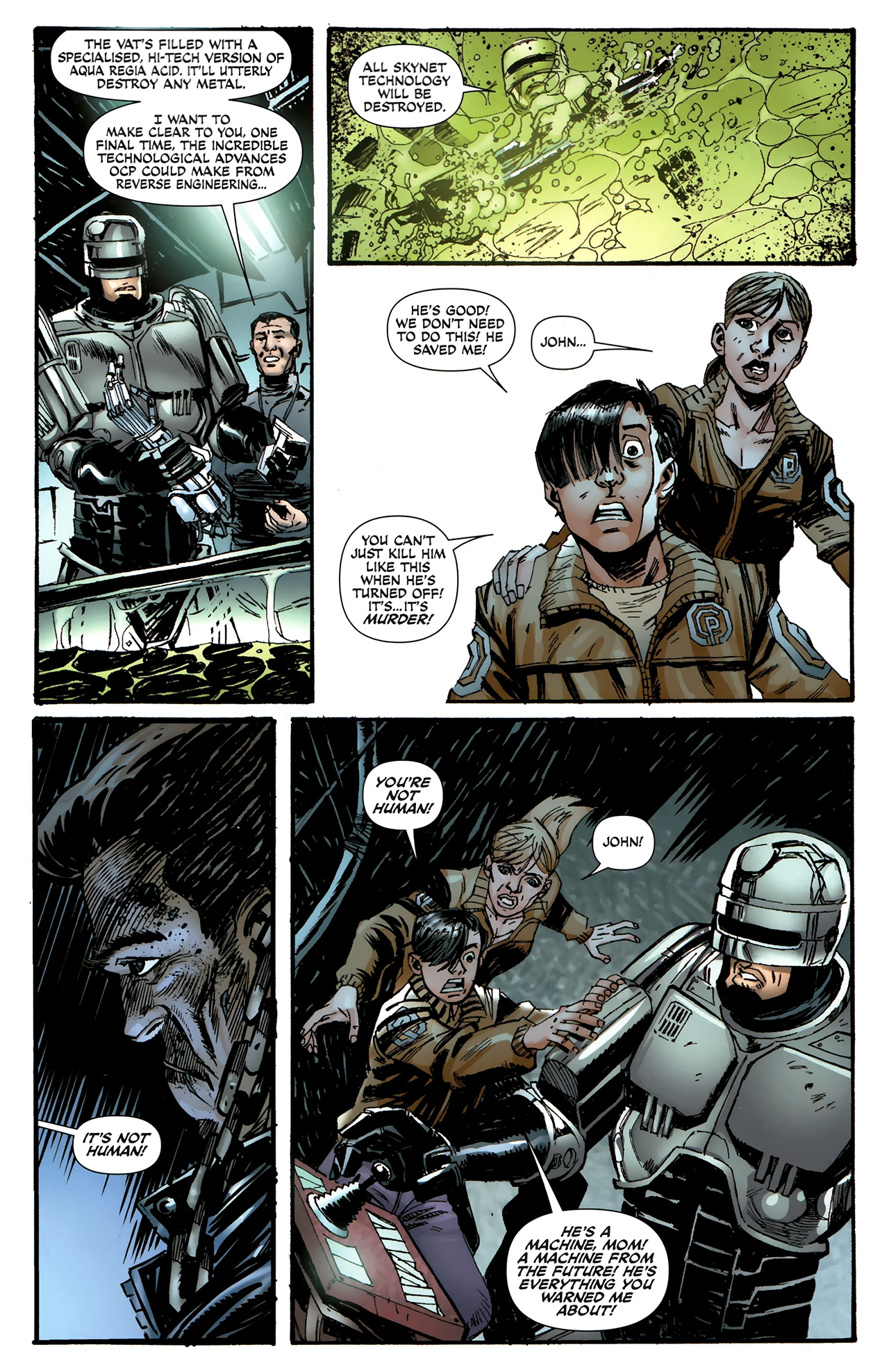 Read online Terminator/Robocop: Kill Human comic -  Issue #4 - 7