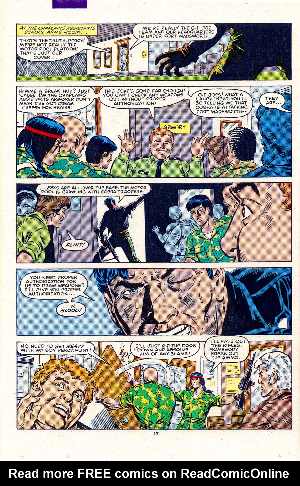 Read online G.I. Joe: A Real American Hero comic -  Issue #53 - 18