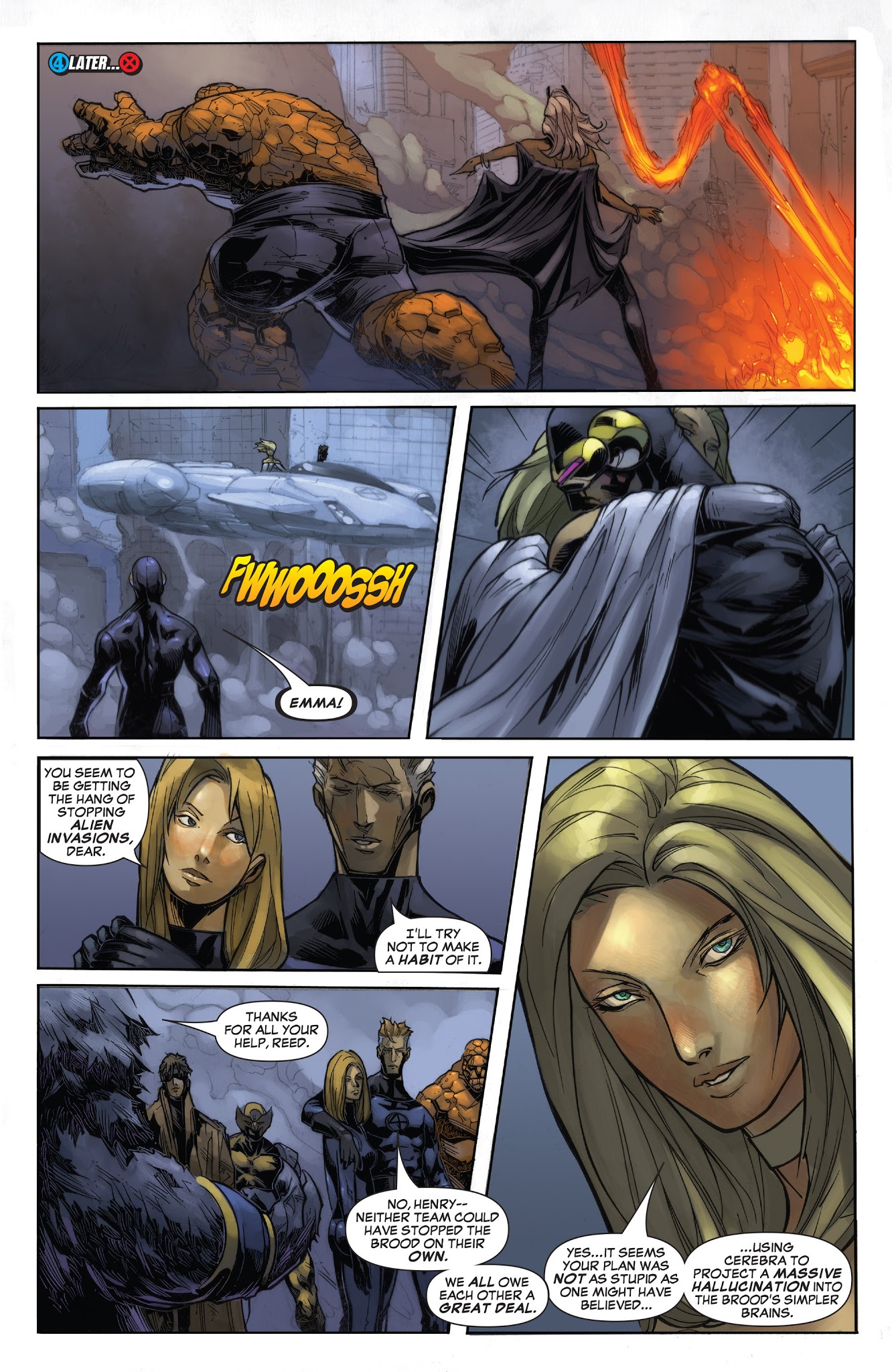 Read online X-Men/Fantastic Four comic -  Issue #5 - 21