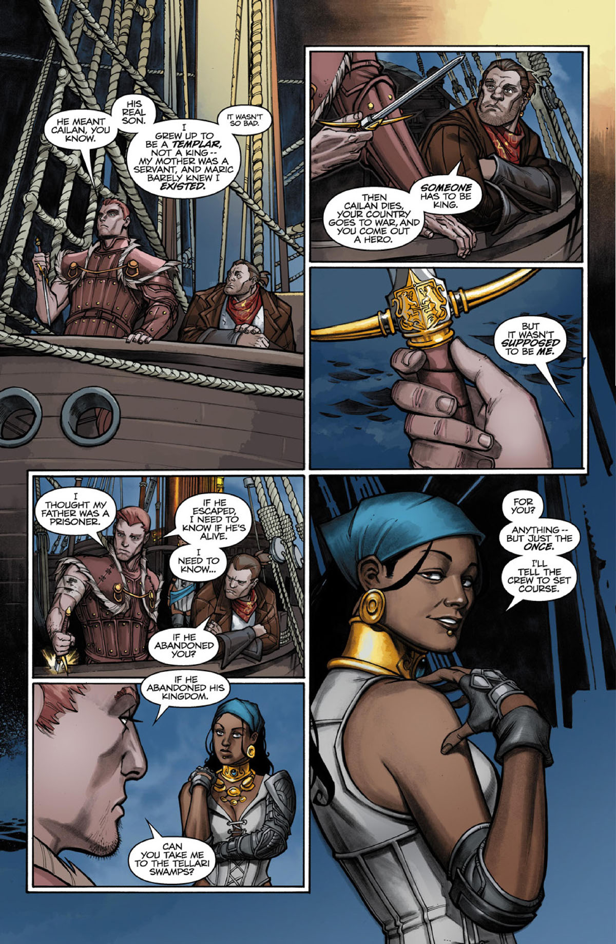 Read online Dragon Age: The Silent Grove comic -  Issue #3 - 6
