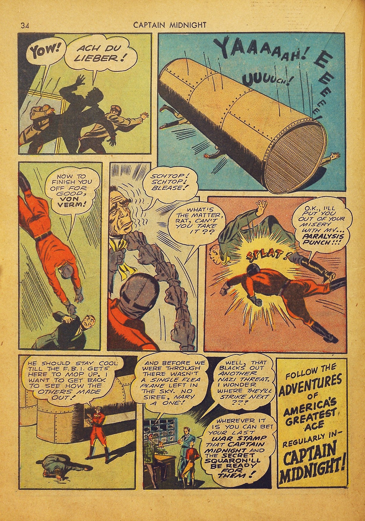 Read online Captain Midnight (1942) comic -  Issue #2 - 33