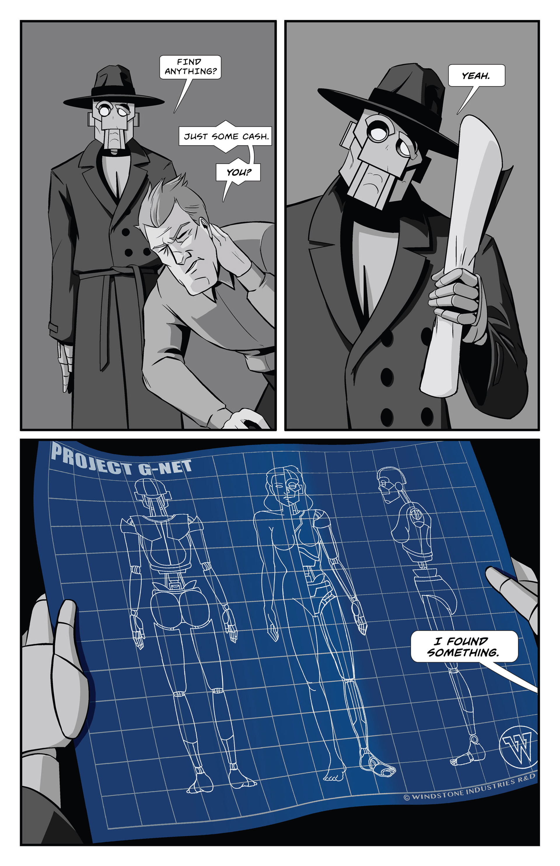 Read online Copernicus Jones: Robot Detective comic -  Issue #4 - 17