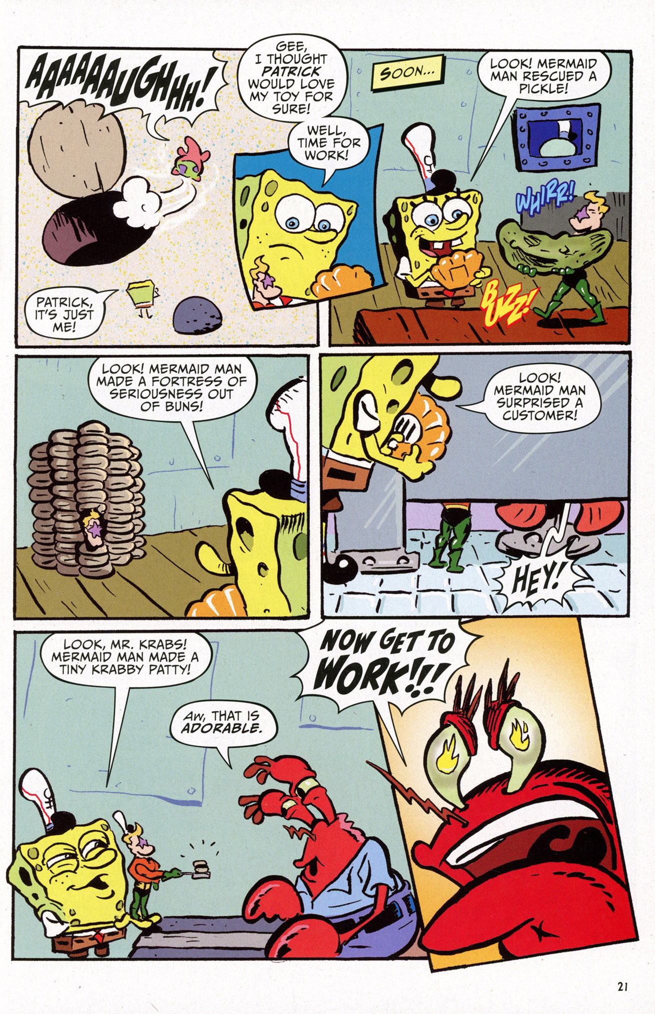 Read online SpongeBob Comics comic -  Issue #66 - 23