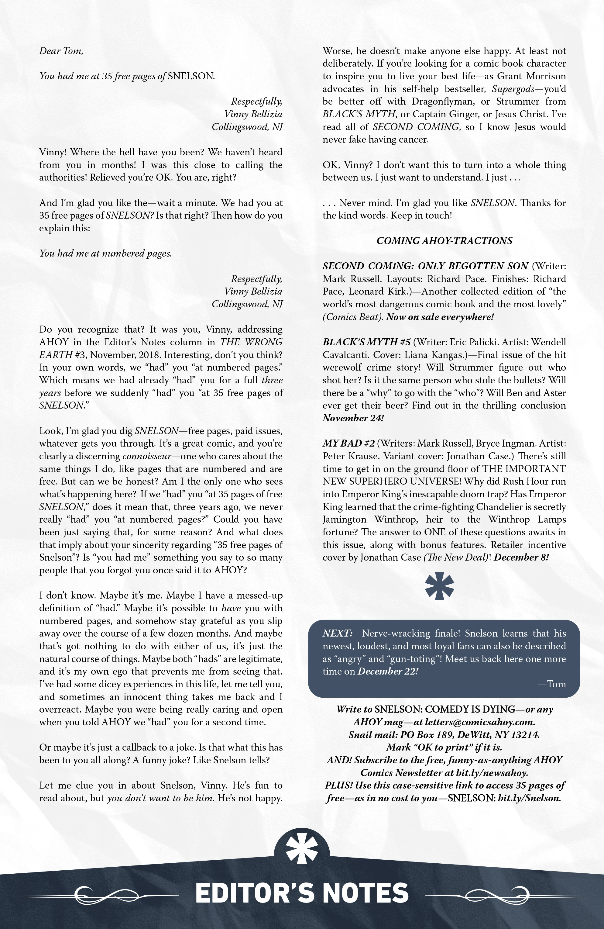 Read online Snelson comic -  Issue #4 - 23