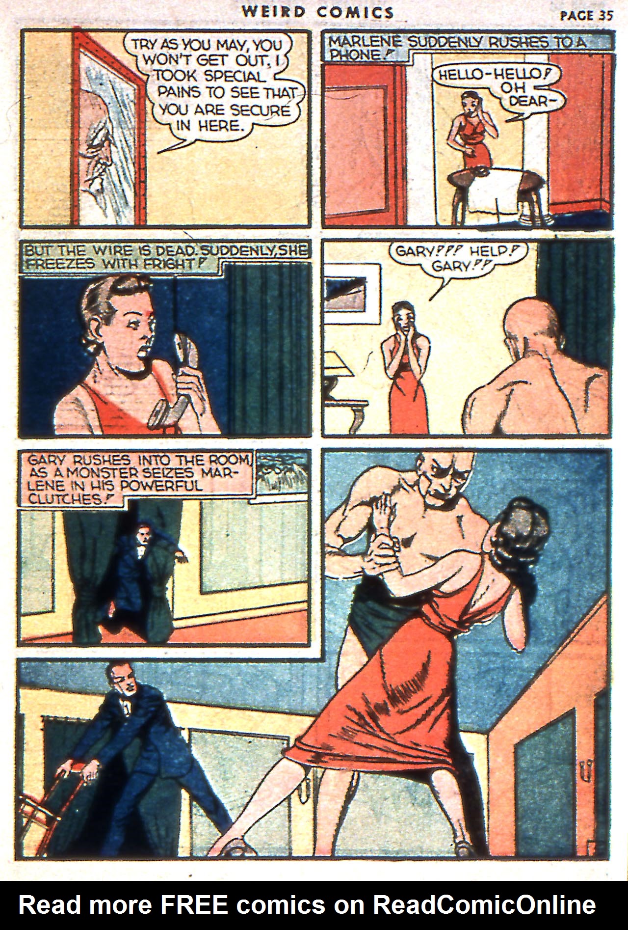 Read online Weird Comics comic -  Issue #4 - 37