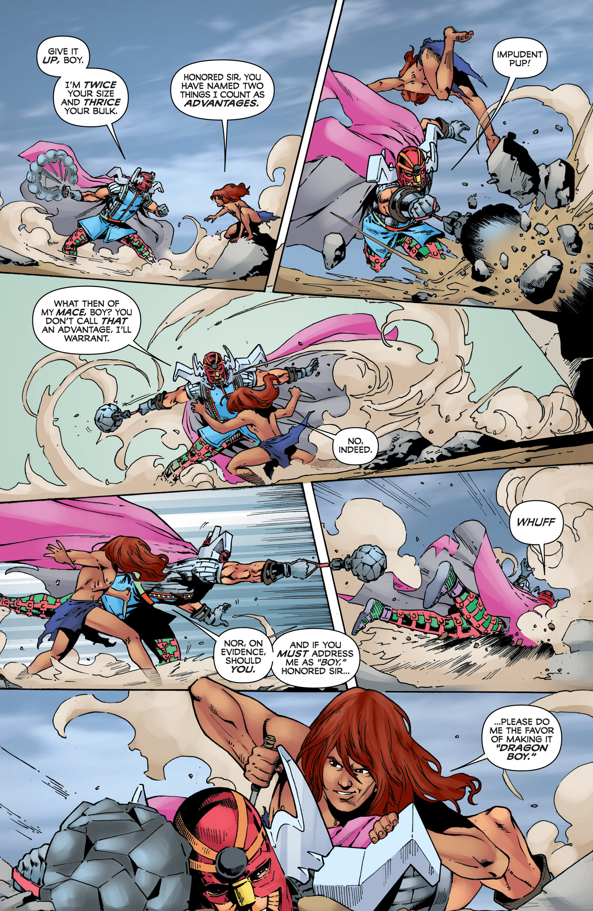 Read online Kirby: Genesis - Dragonsbane comic -  Issue #4 - 7
