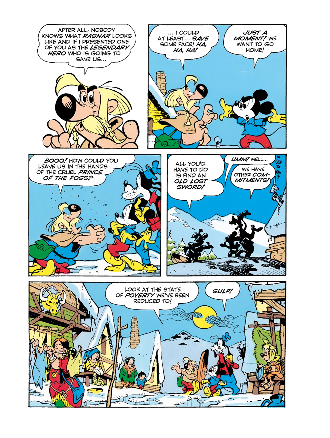 Read online Mickey Mouse in the Sword of Ice comic -  Issue #1 - 17