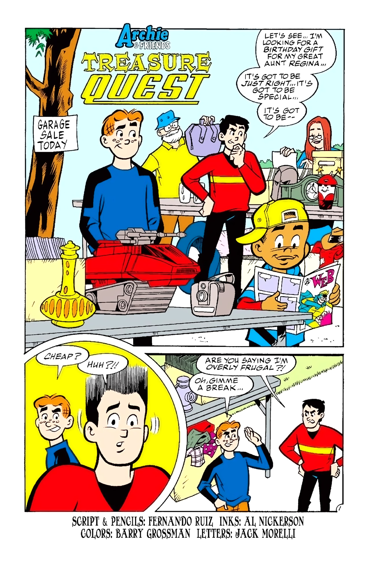 Read online Archie's Buried Treasure comic -  Issue # TPB - 25