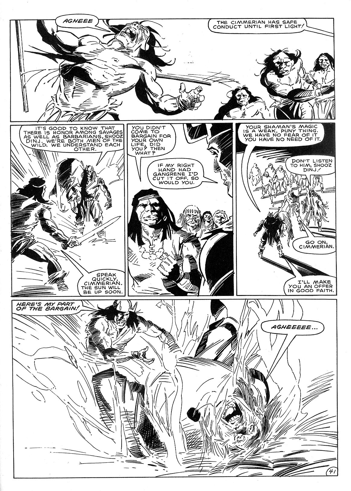 Read online The Savage Sword Of Conan comic -  Issue #143 - 47