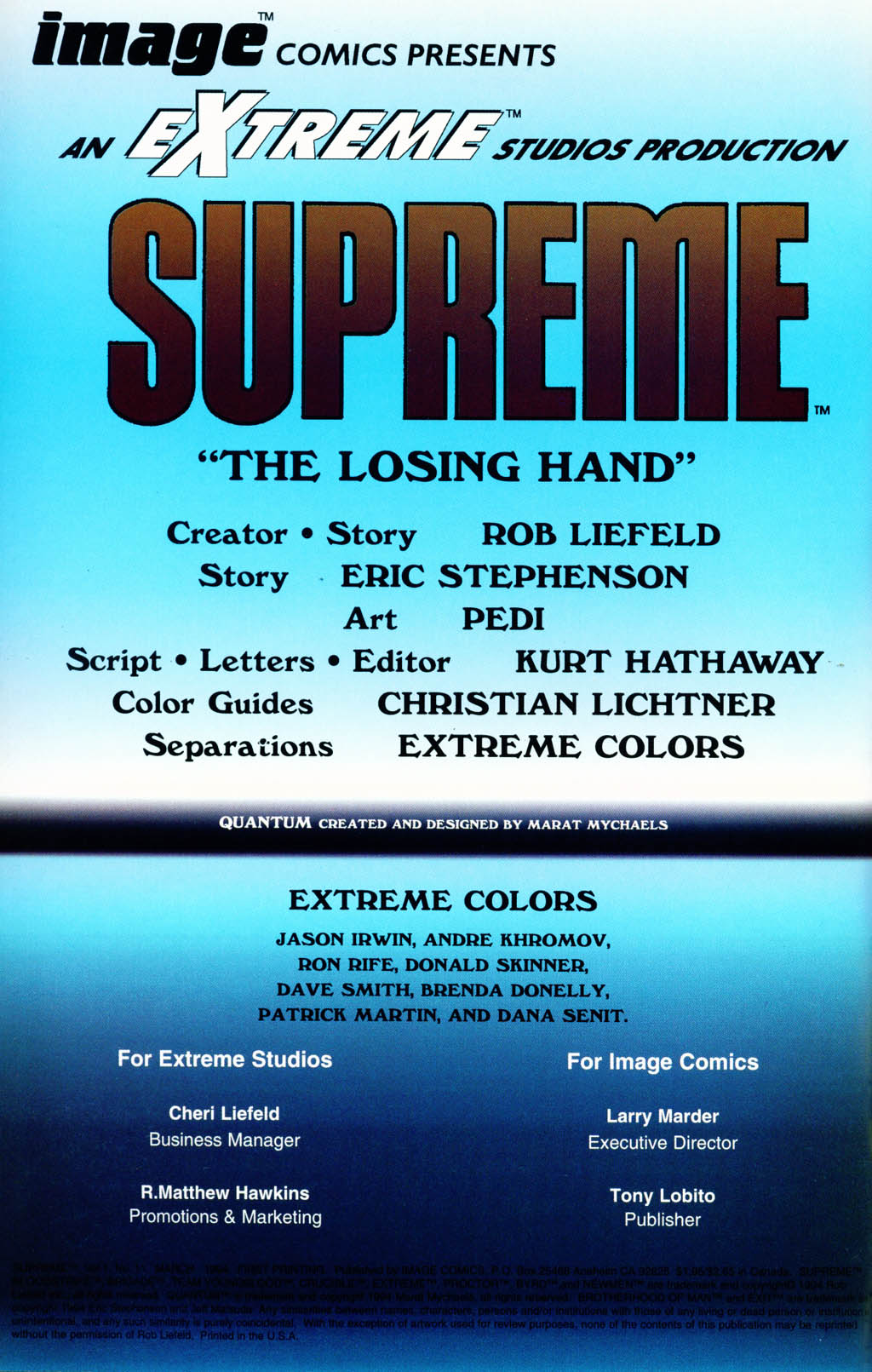 Read online Supreme (1992) comic -  Issue #11 - 3