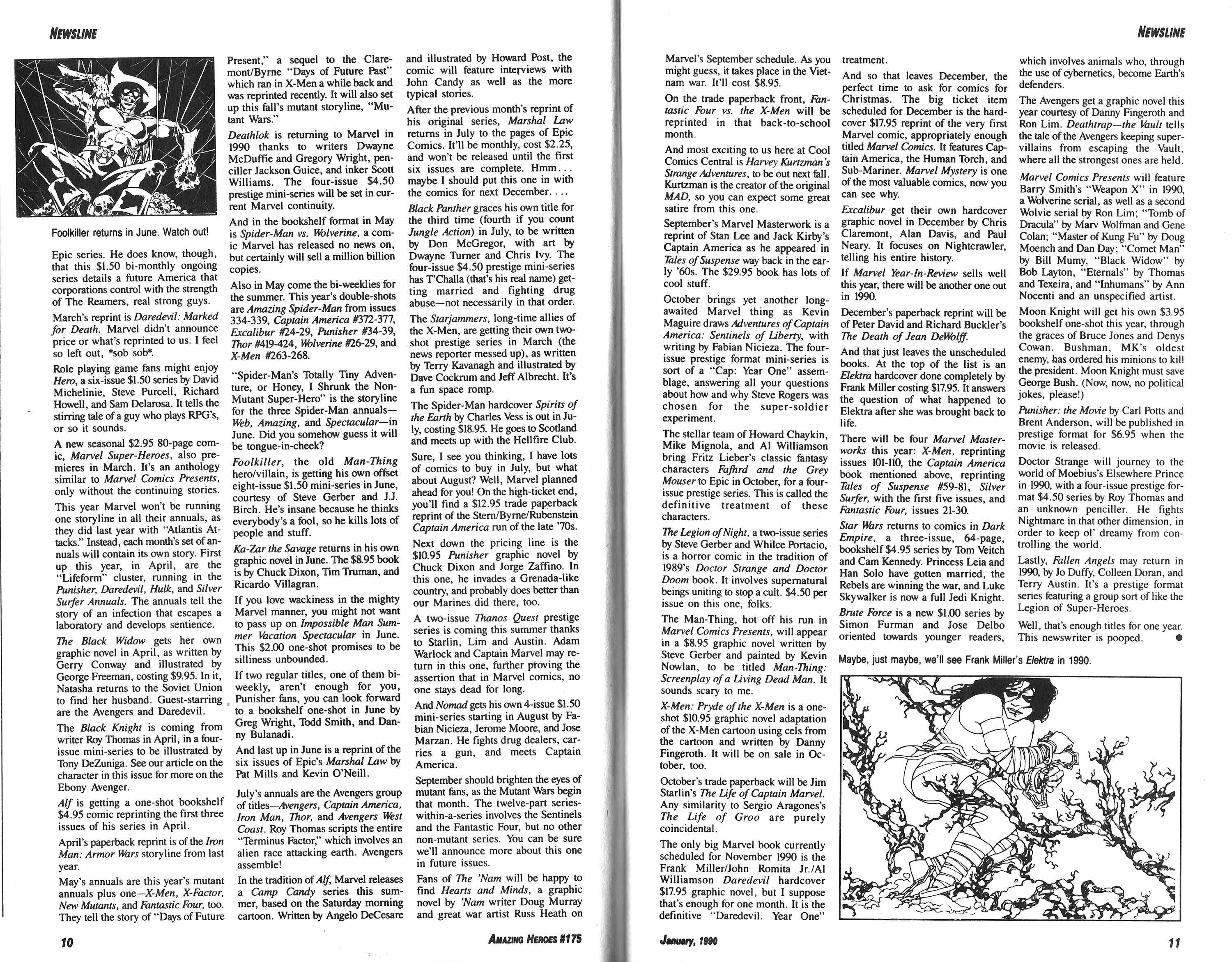 Read online Amazing Heroes comic -  Issue #175 - 6