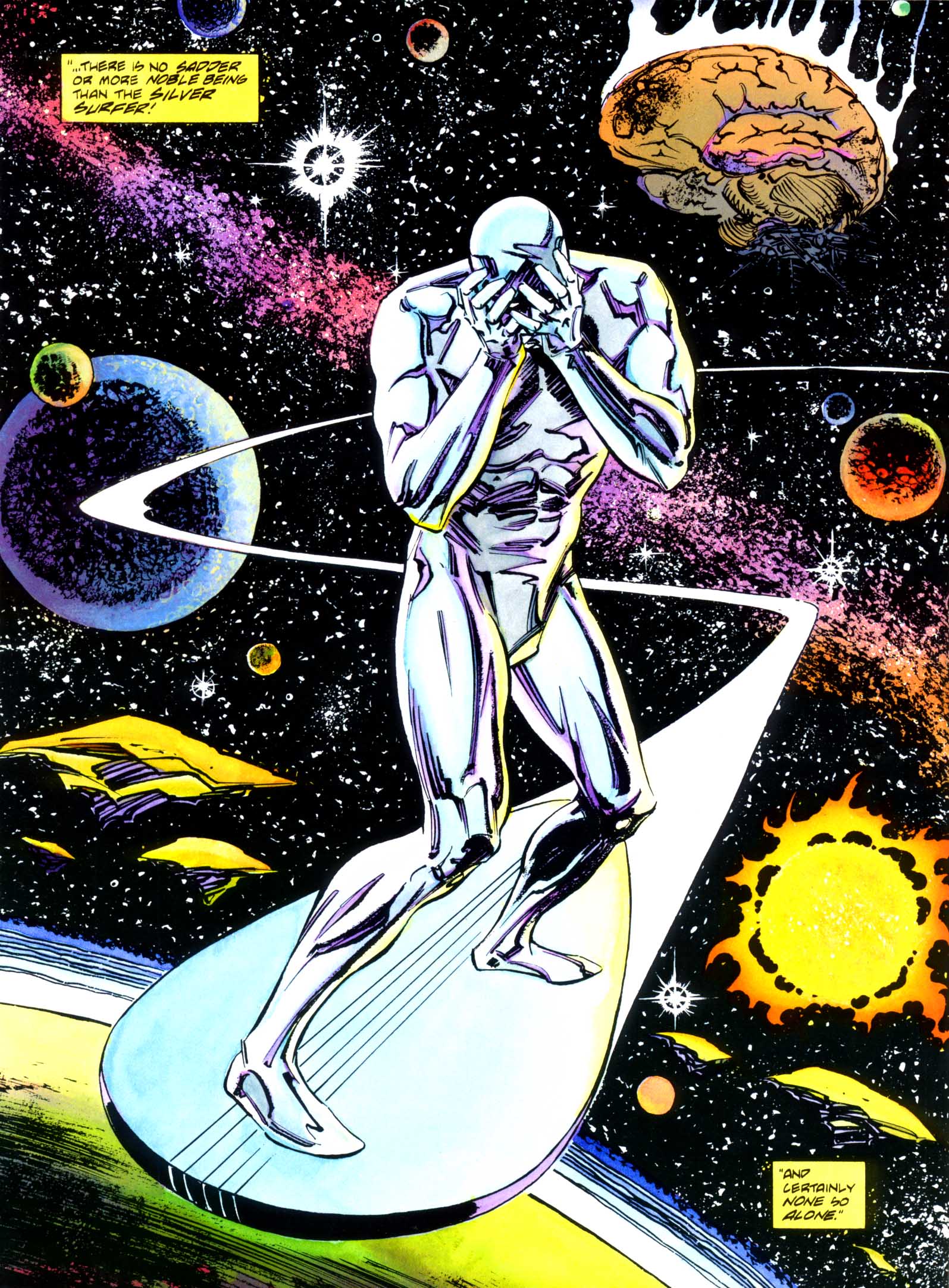 Read online Marvel Graphic Novel comic -  Issue #71 - Silver Surfer - Homecoming - 60