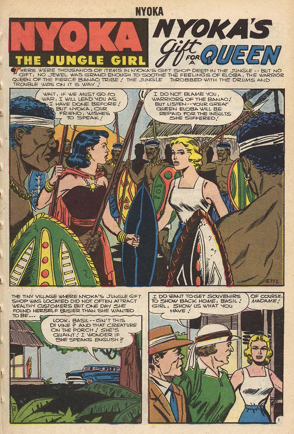 Read online Nyoka the Jungle Girl (1955) comic -  Issue #19 - 19