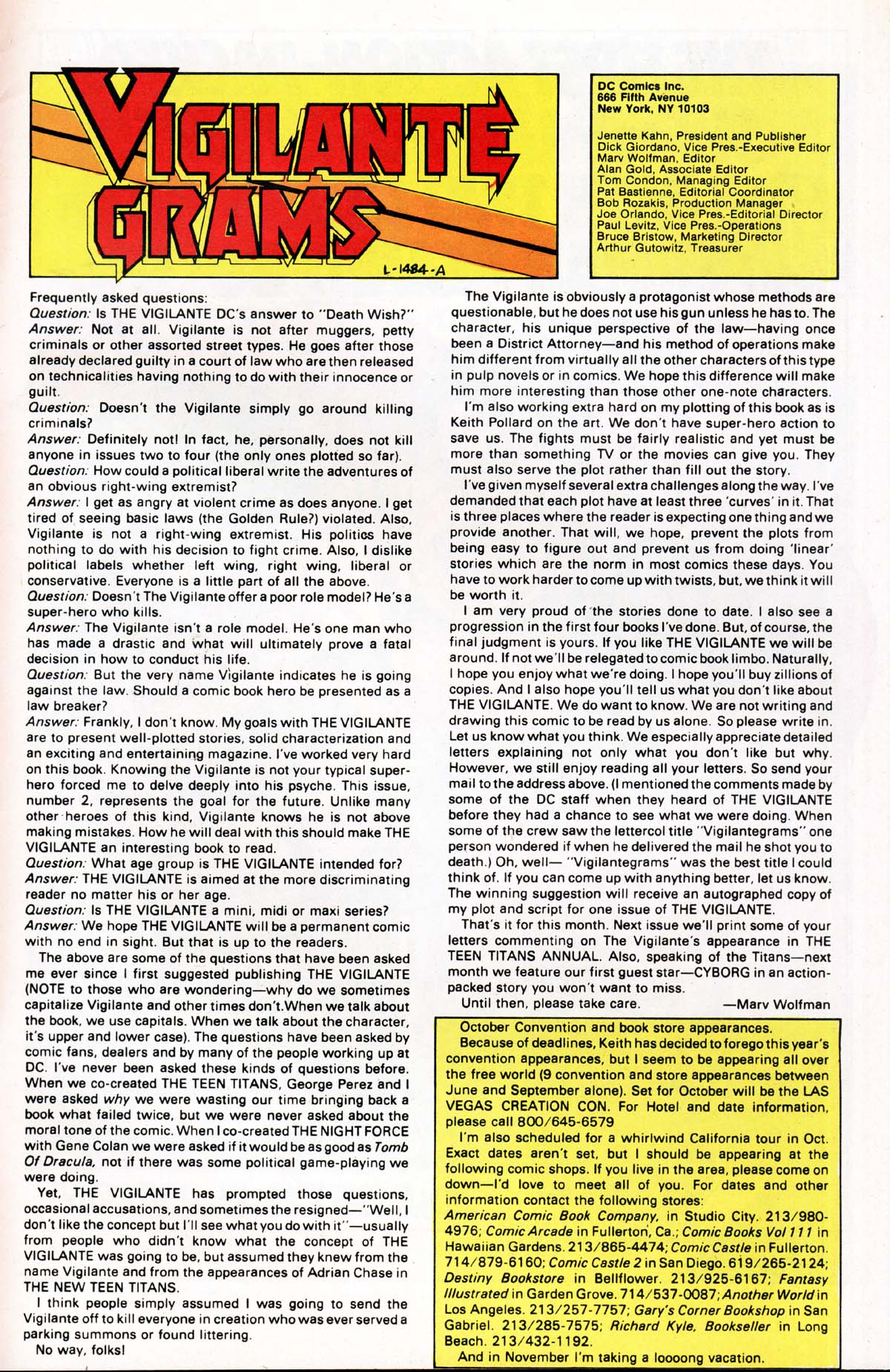 Read online Vigilante (1983) comic -  Issue #2 - 25