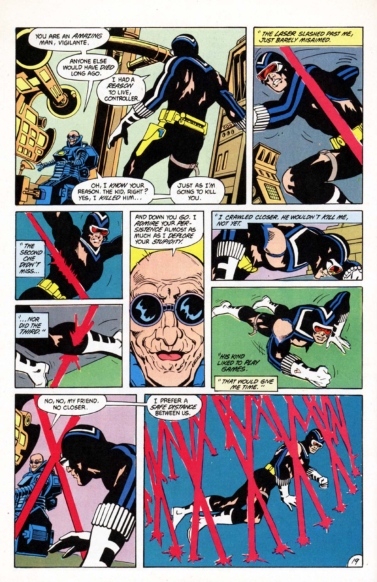 Read online Vigilante (1983) comic -  Issue #11 - 21