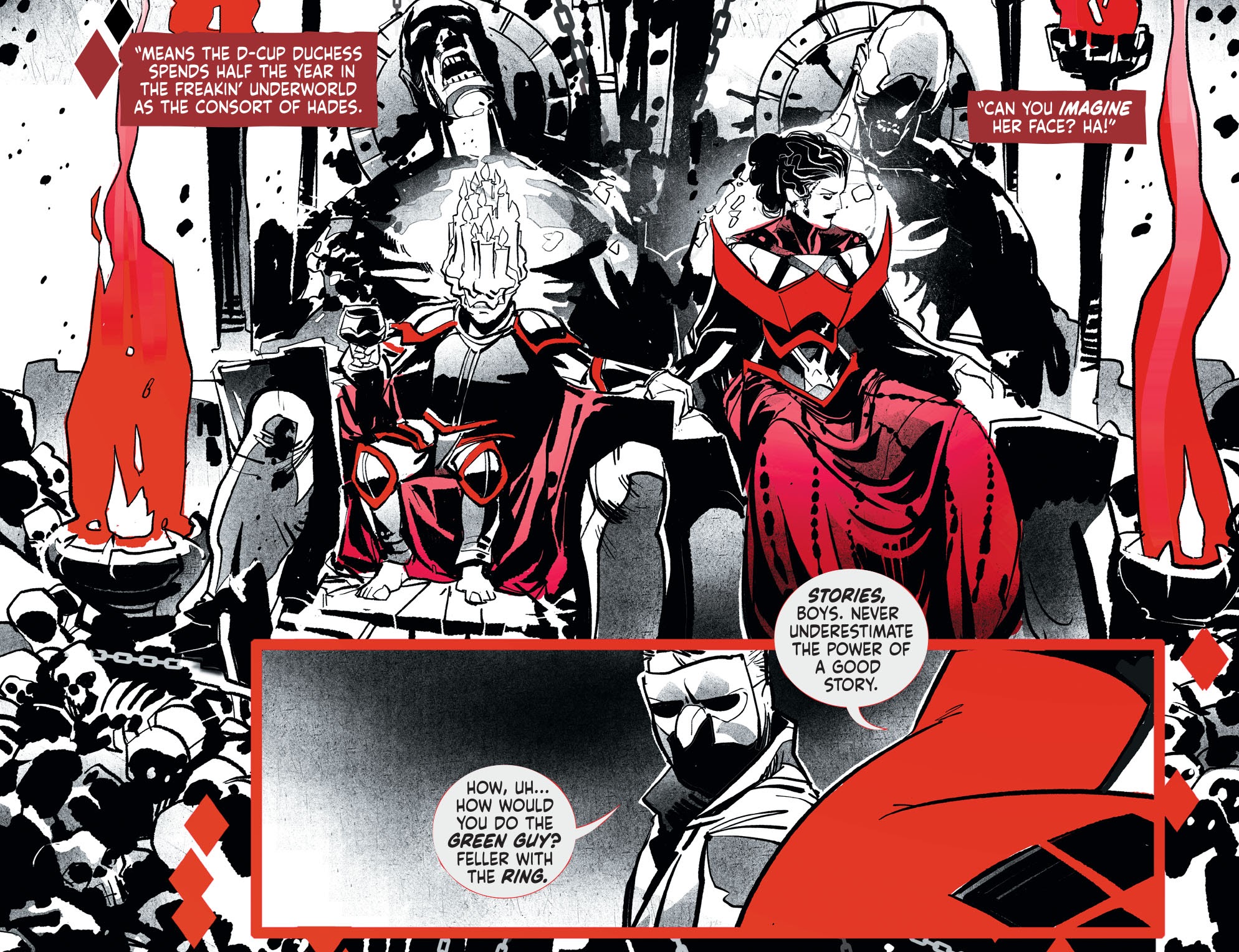 Read online Harley Quinn Black   White   Red comic -  Issue #11 - 15