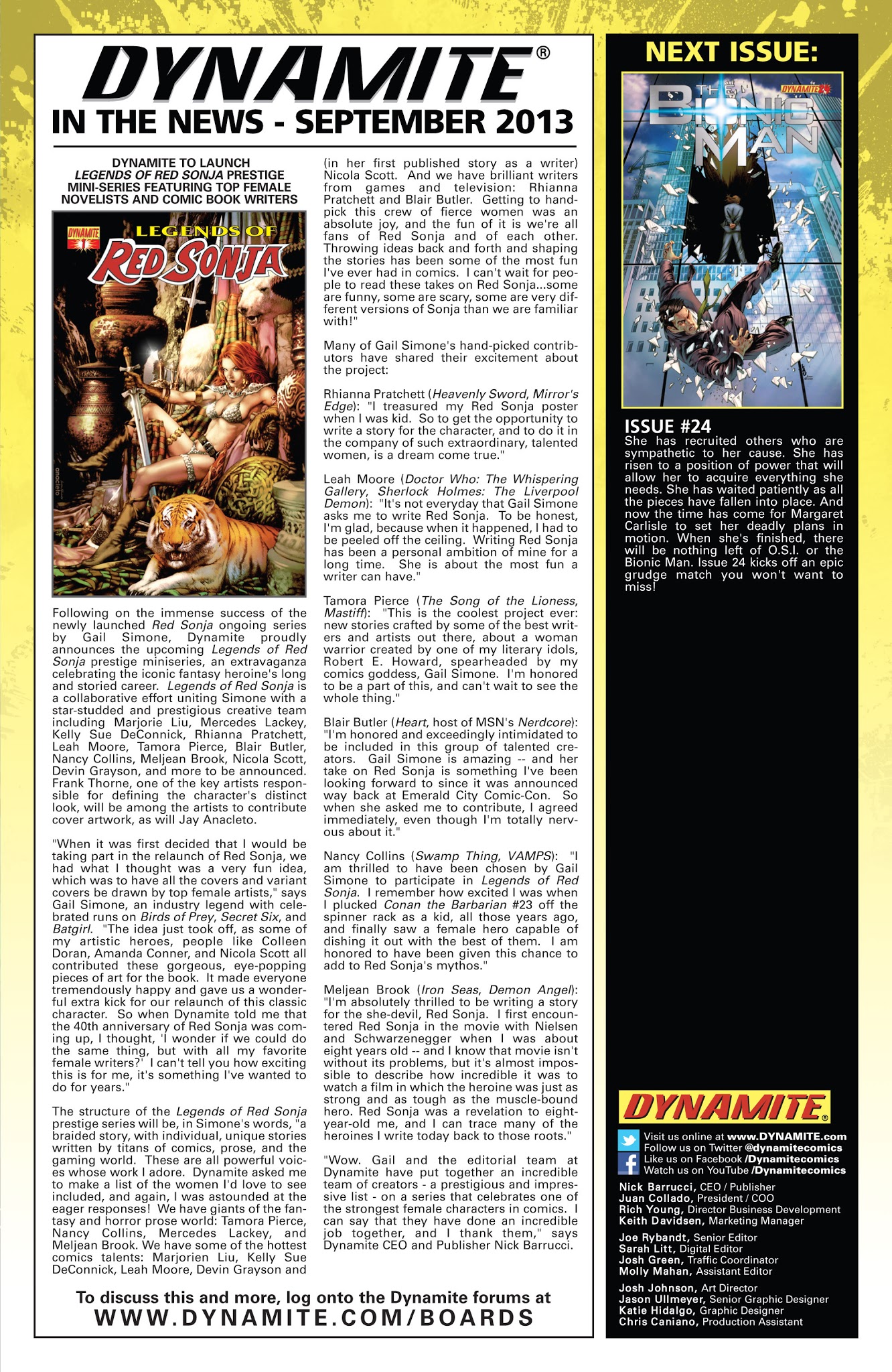 Read online Bionic Man comic -  Issue #23 - 24